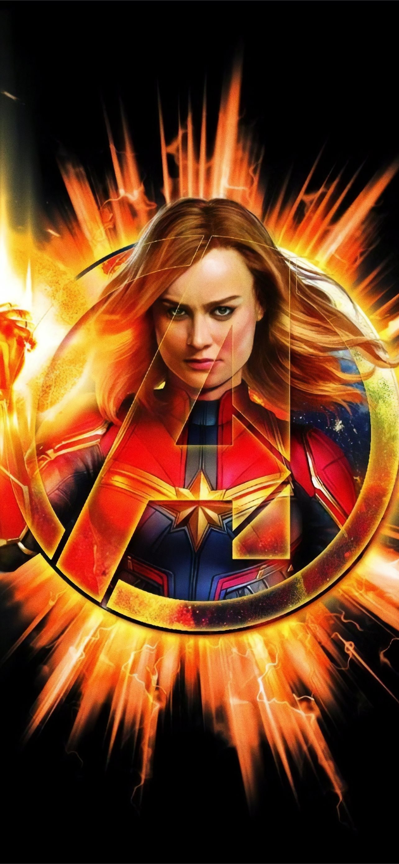 Avengers Endgame Captain Marvel Poster Art Wallpapers