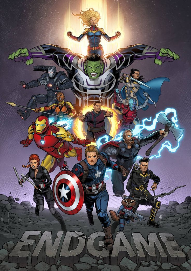 Avengers Endgame Comic Art Image Wallpapers