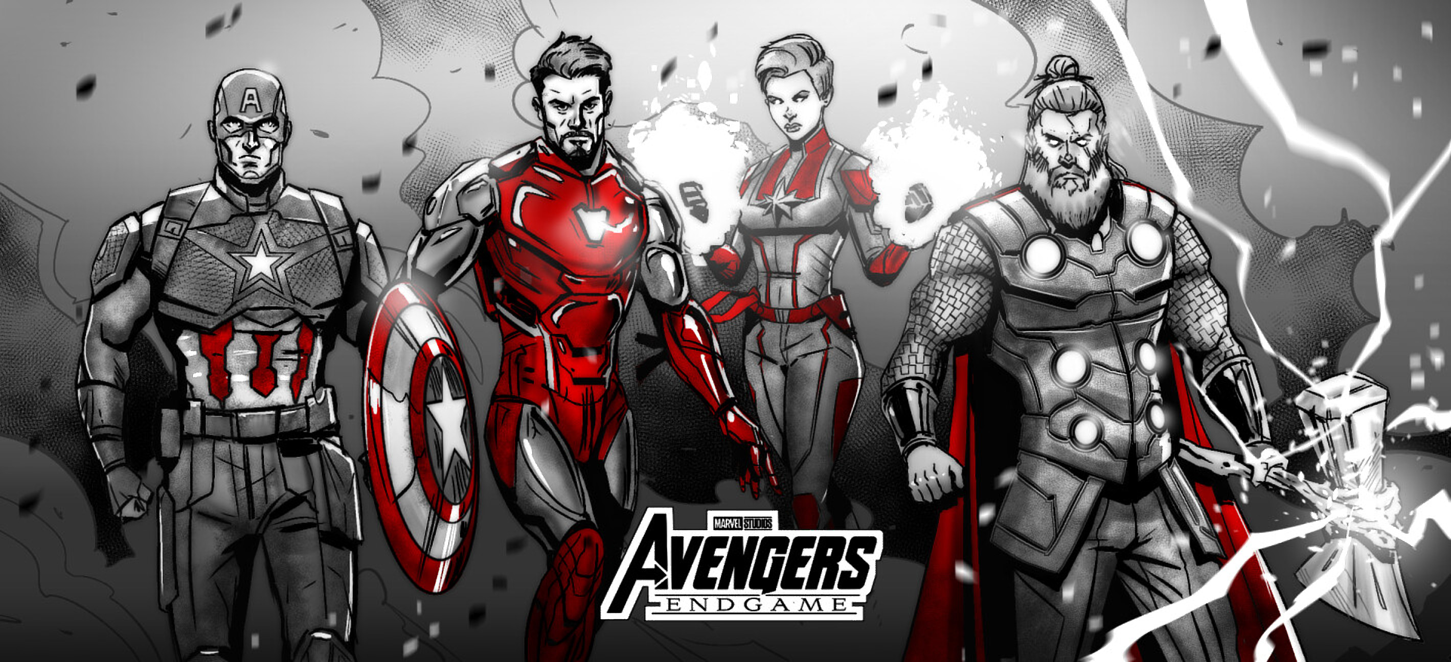 Avengers Endgame Final Battle Artwork Wallpapers