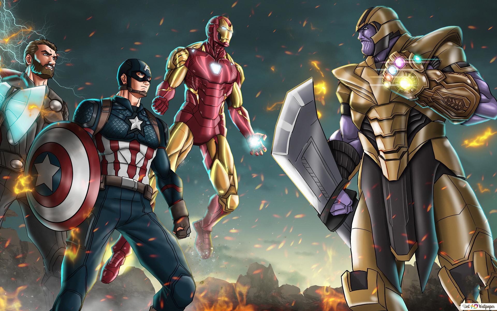 Avengers Endgame Final Battle Artwork Wallpapers