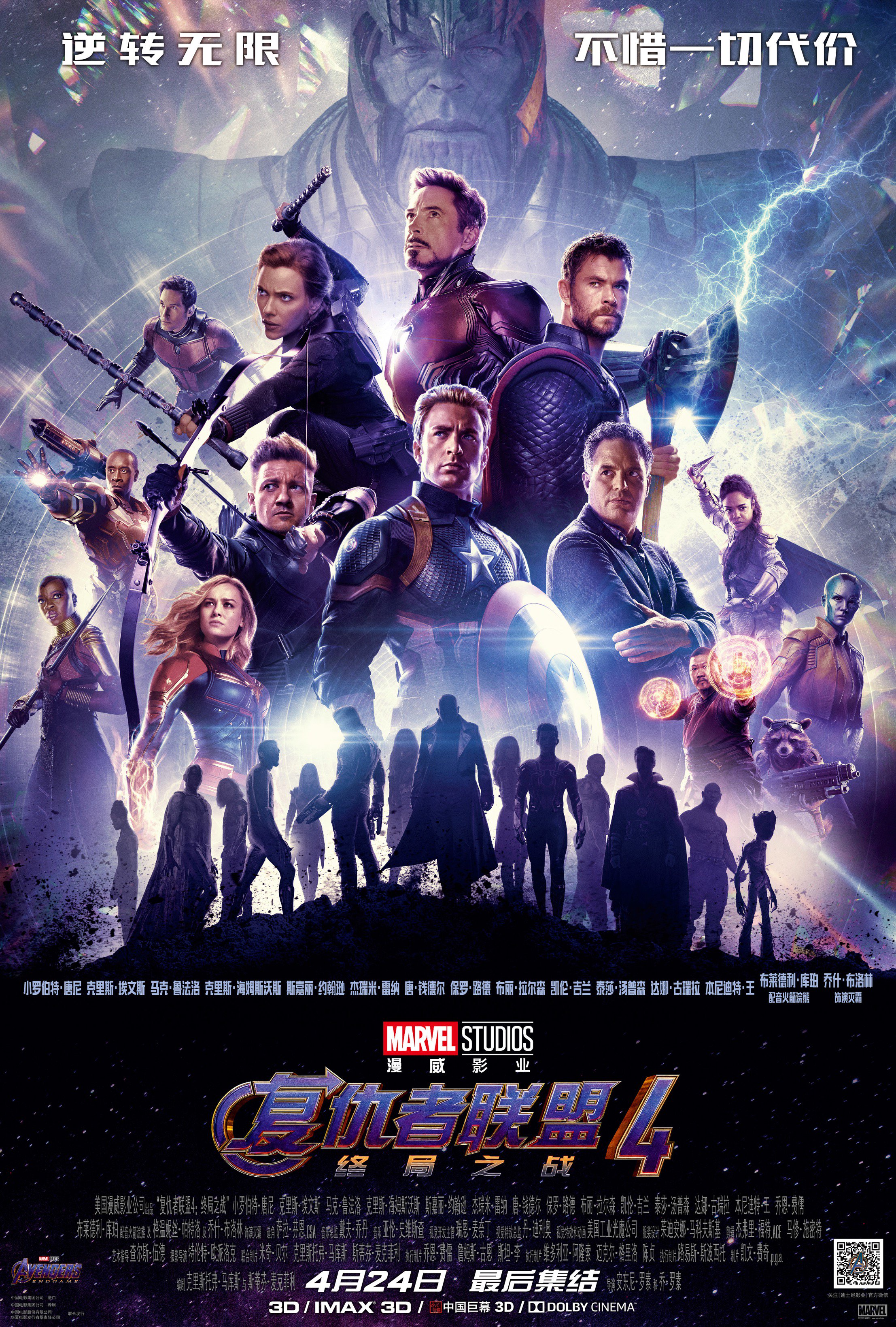 Avengers Endgame Official Poster 4K Wallpapers