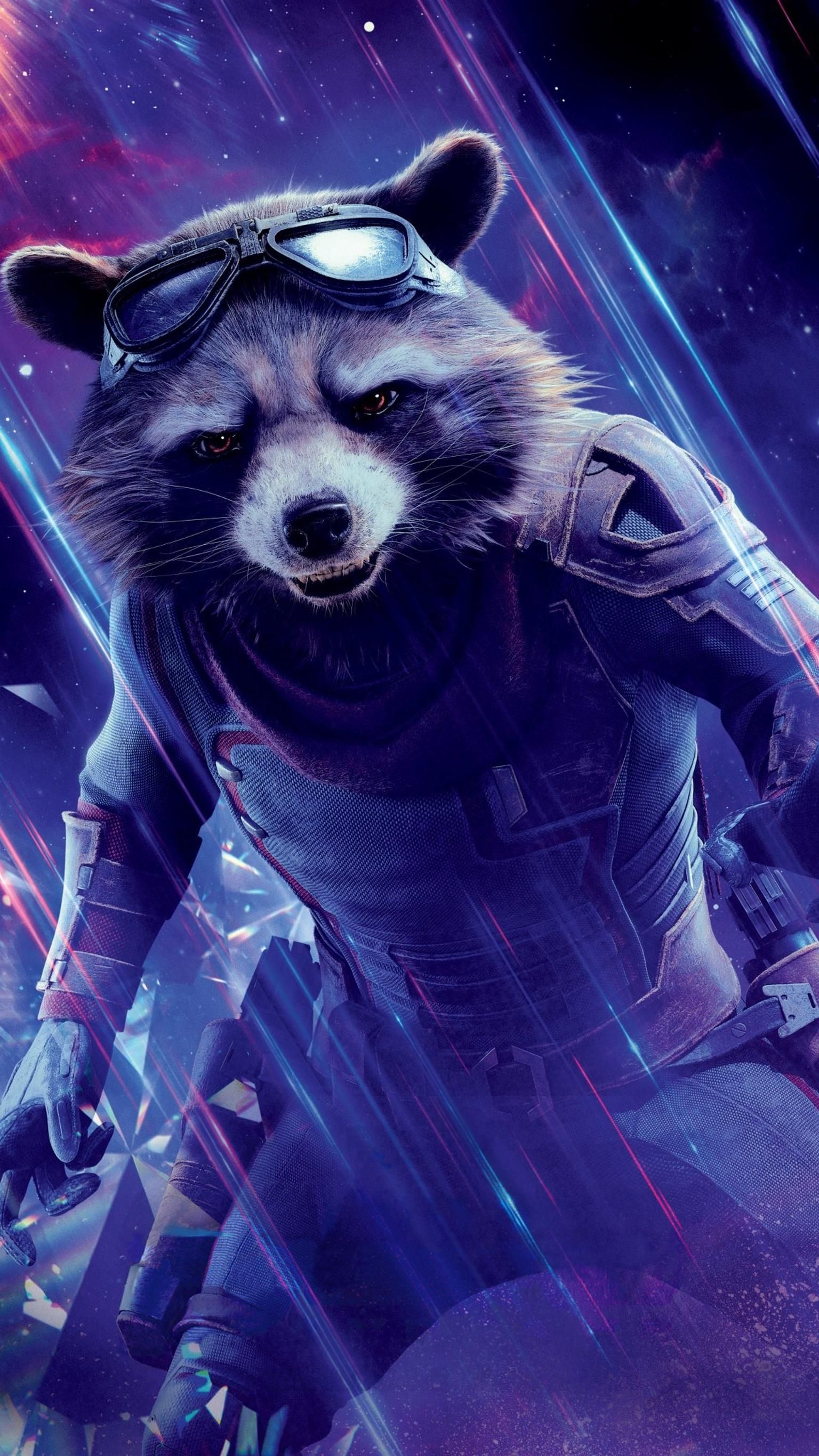 Avengers Endgame Rocket Raccoon Poster Art Wallpapers