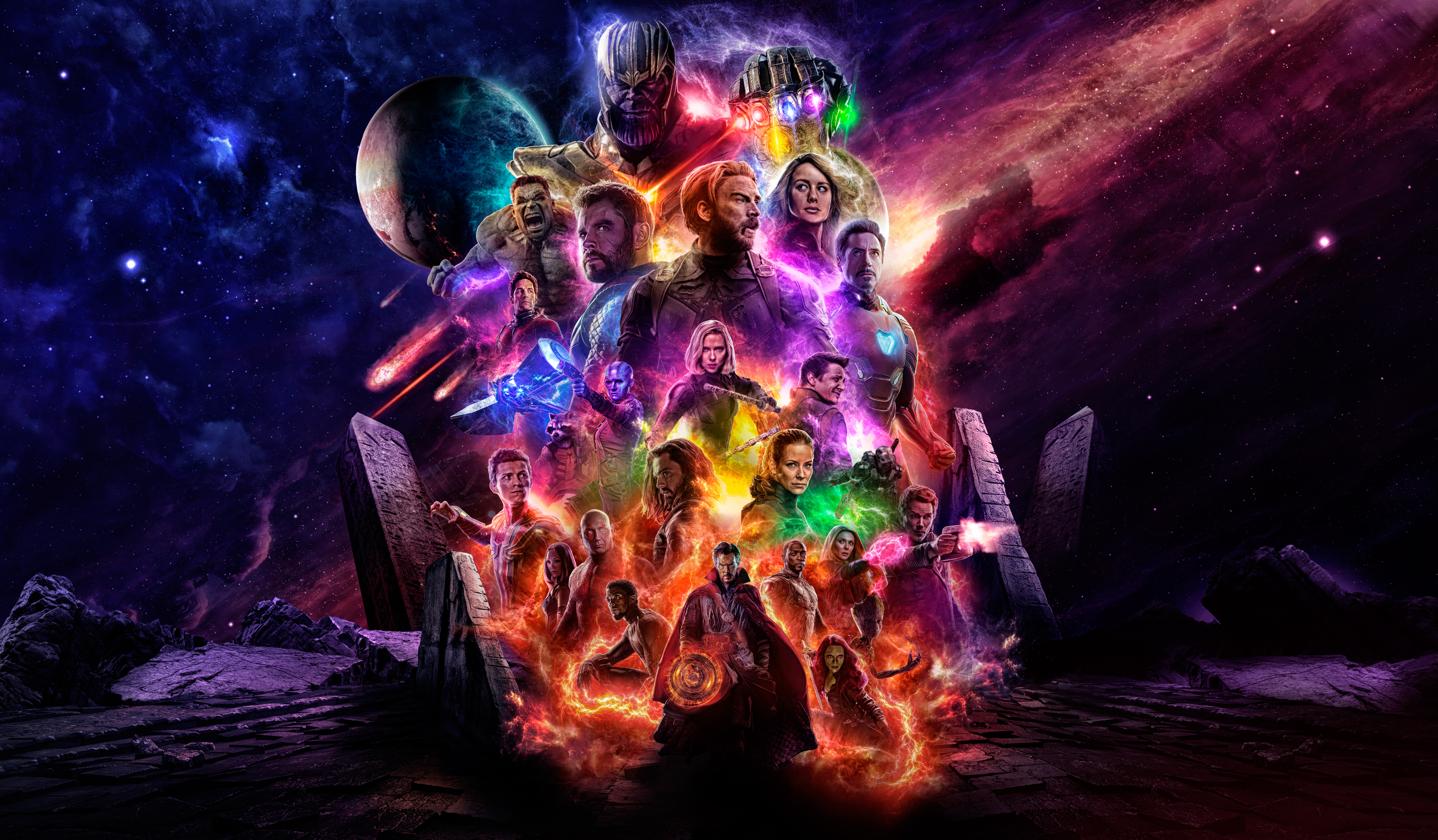 Avengers Endgame Rocket Raccoon Poster Art Wallpapers