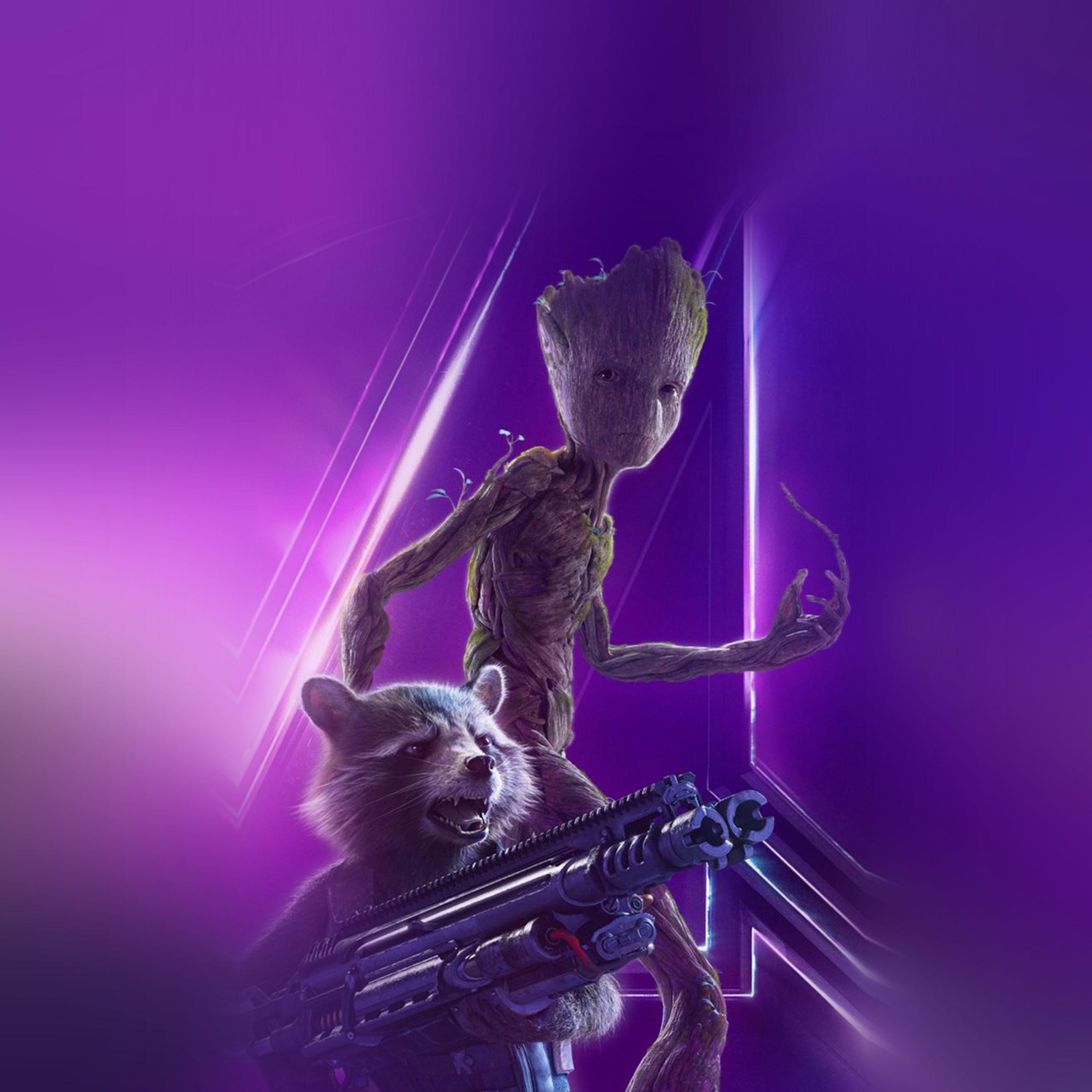 Avengers Endgame Rocket Raccoon Poster Art Wallpapers