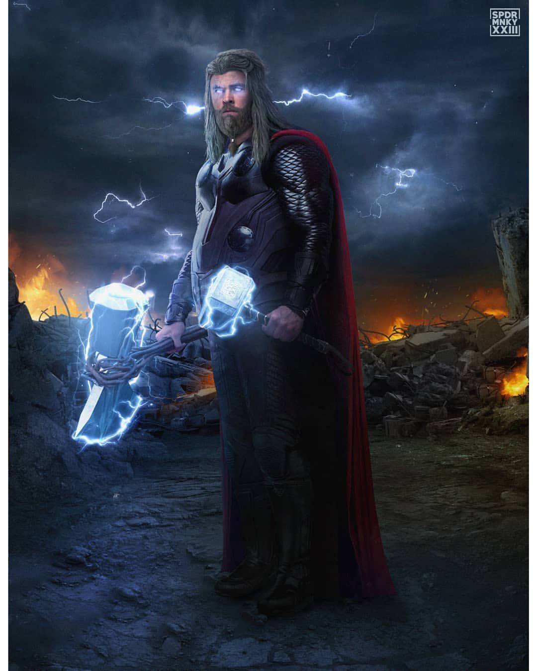 Avengers Endgame Thor Poster Artwork Wallpapers