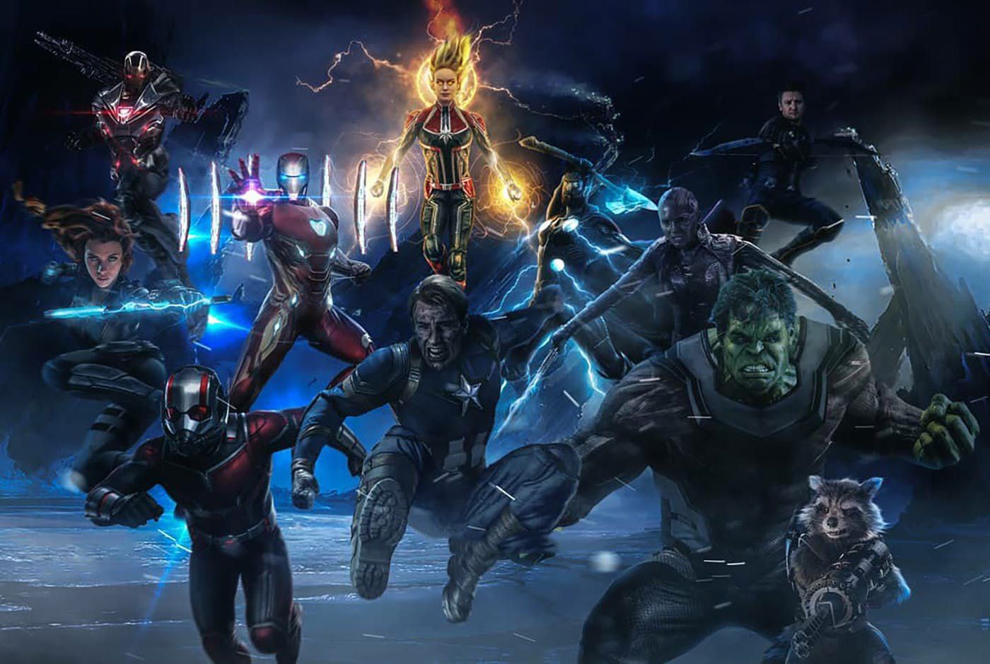 Avengers Endgame War Scene Fanart Wallpapers