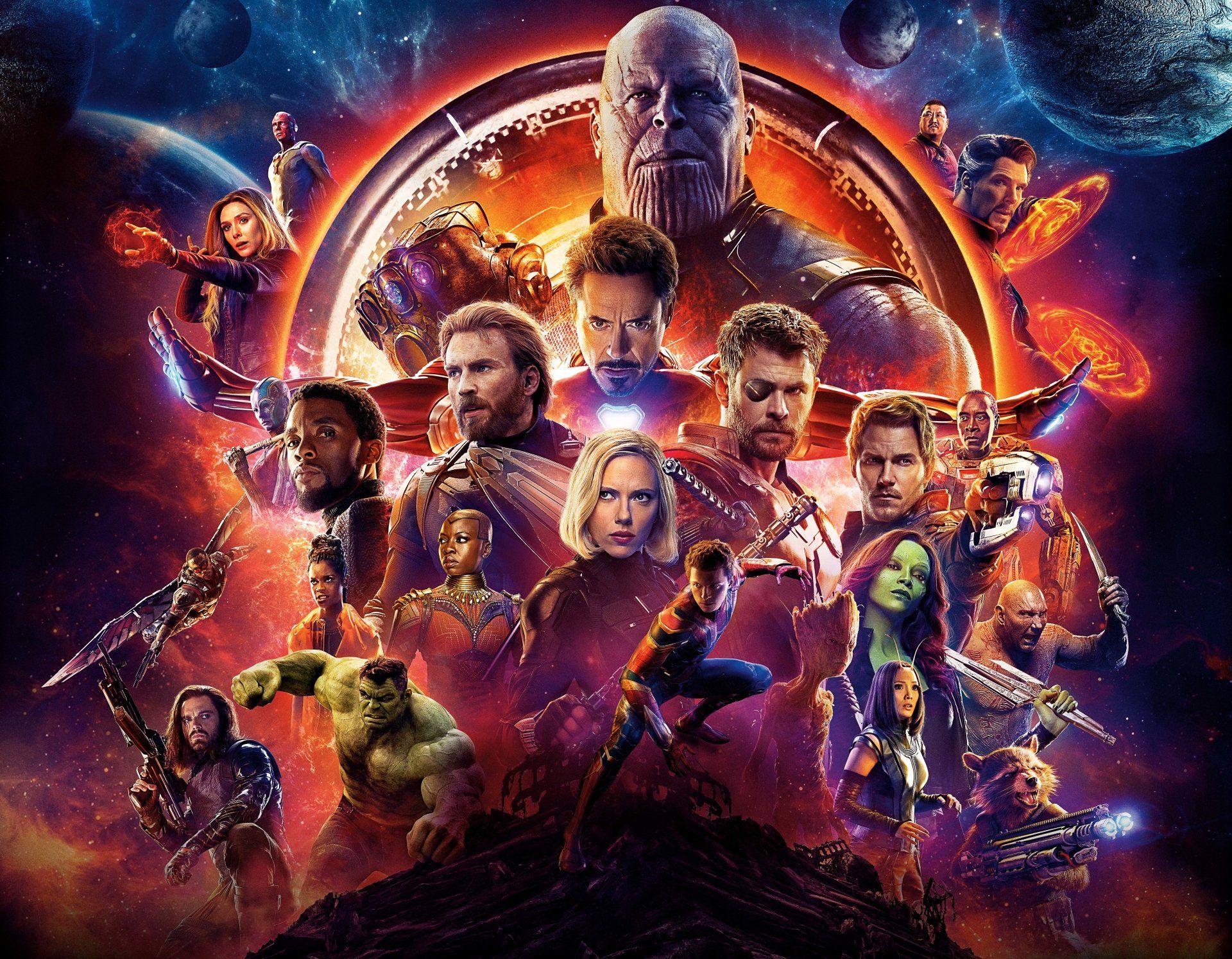 Avengers Infinity War 2018 All Characters Fan Poster Wallpapers