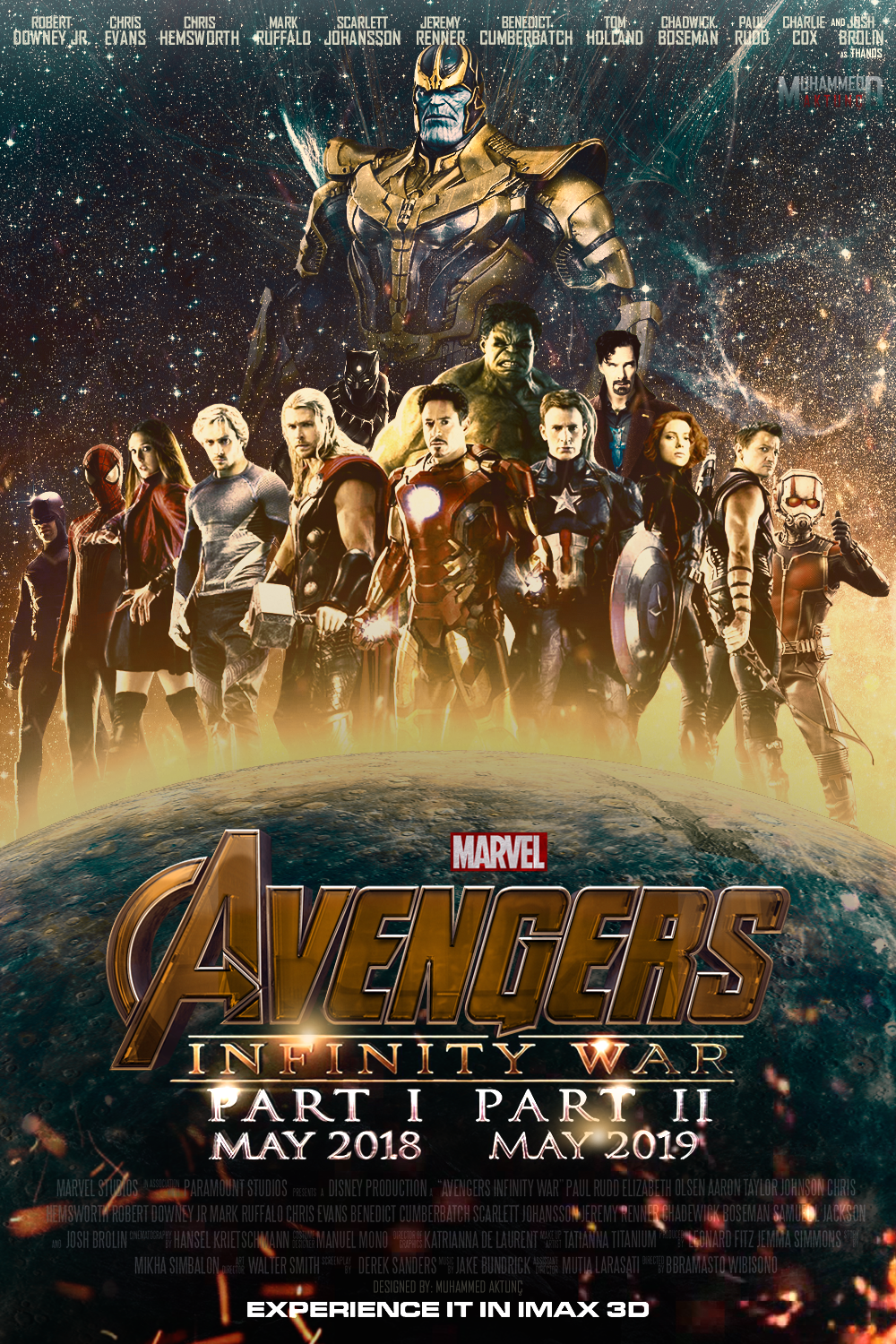 Avengers Infinity War 2018 All Characters Fan Poster Wallpapers