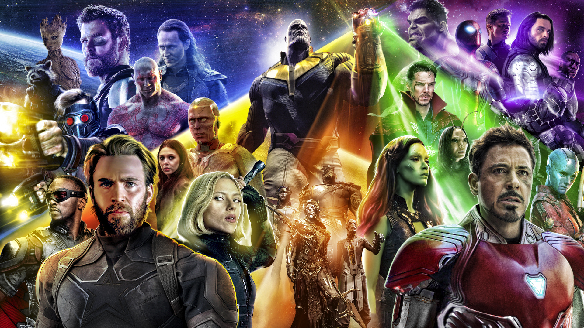 Avengers Infinity War 2018 All Characters Fan Poster Wallpapers