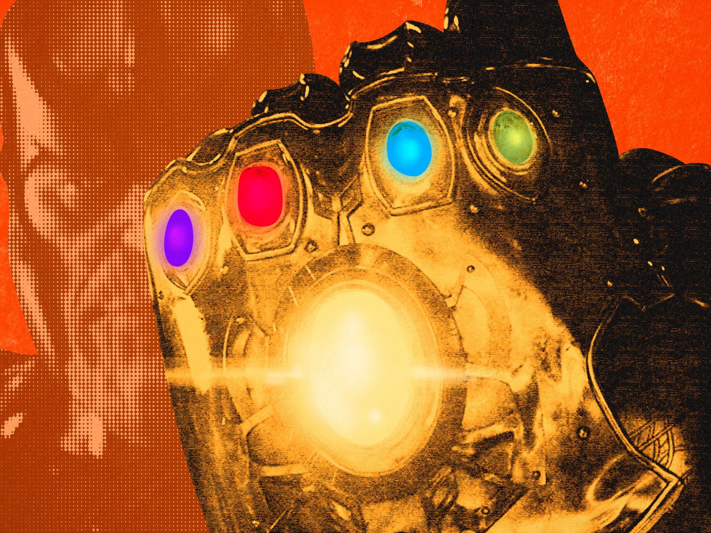 Avengers Infinity War 2018 Colorful Line Art Wallpapers