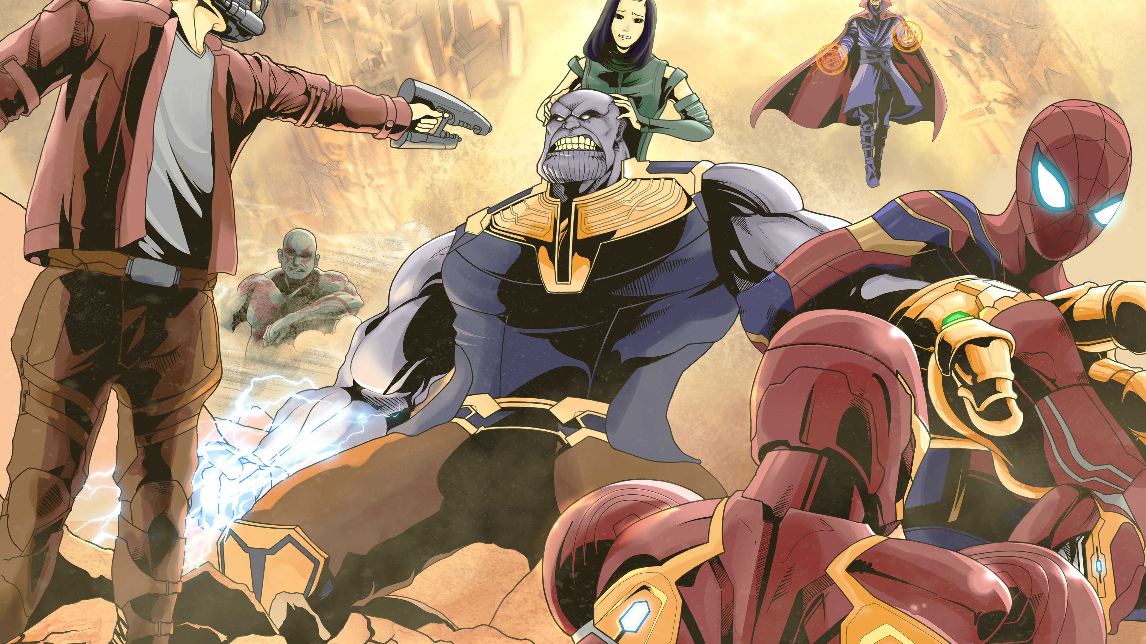 Avengers Infinity War Illustration Wallpapers