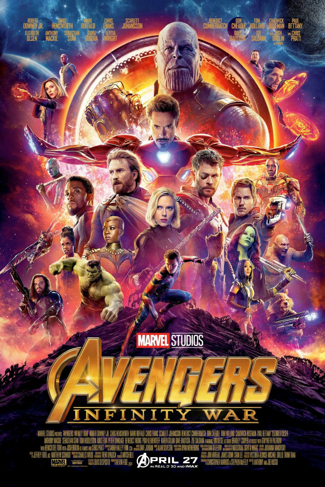 Avengers Infinity War International Poster Wallpapers