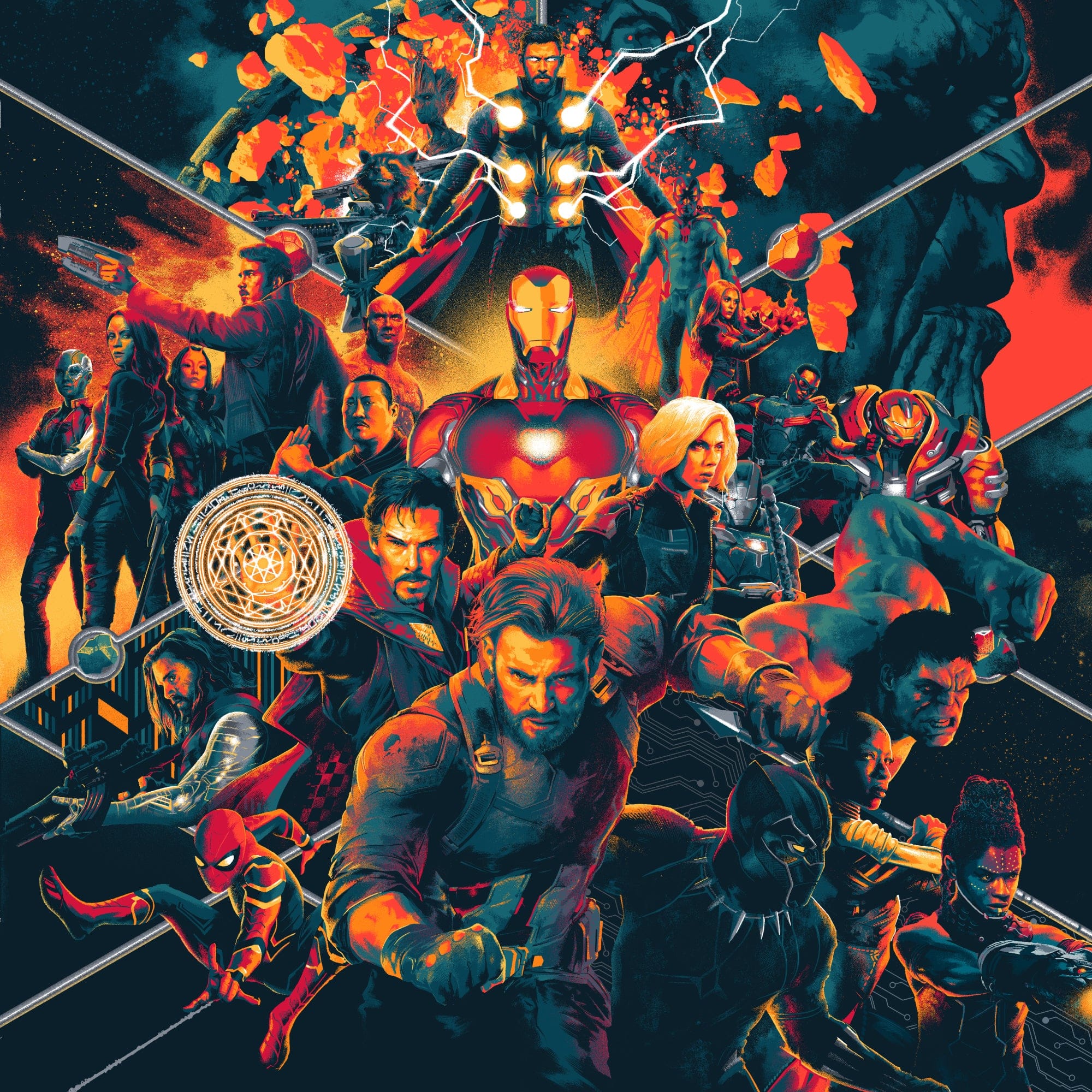 Avengers Infinity War International Poster Wallpapers