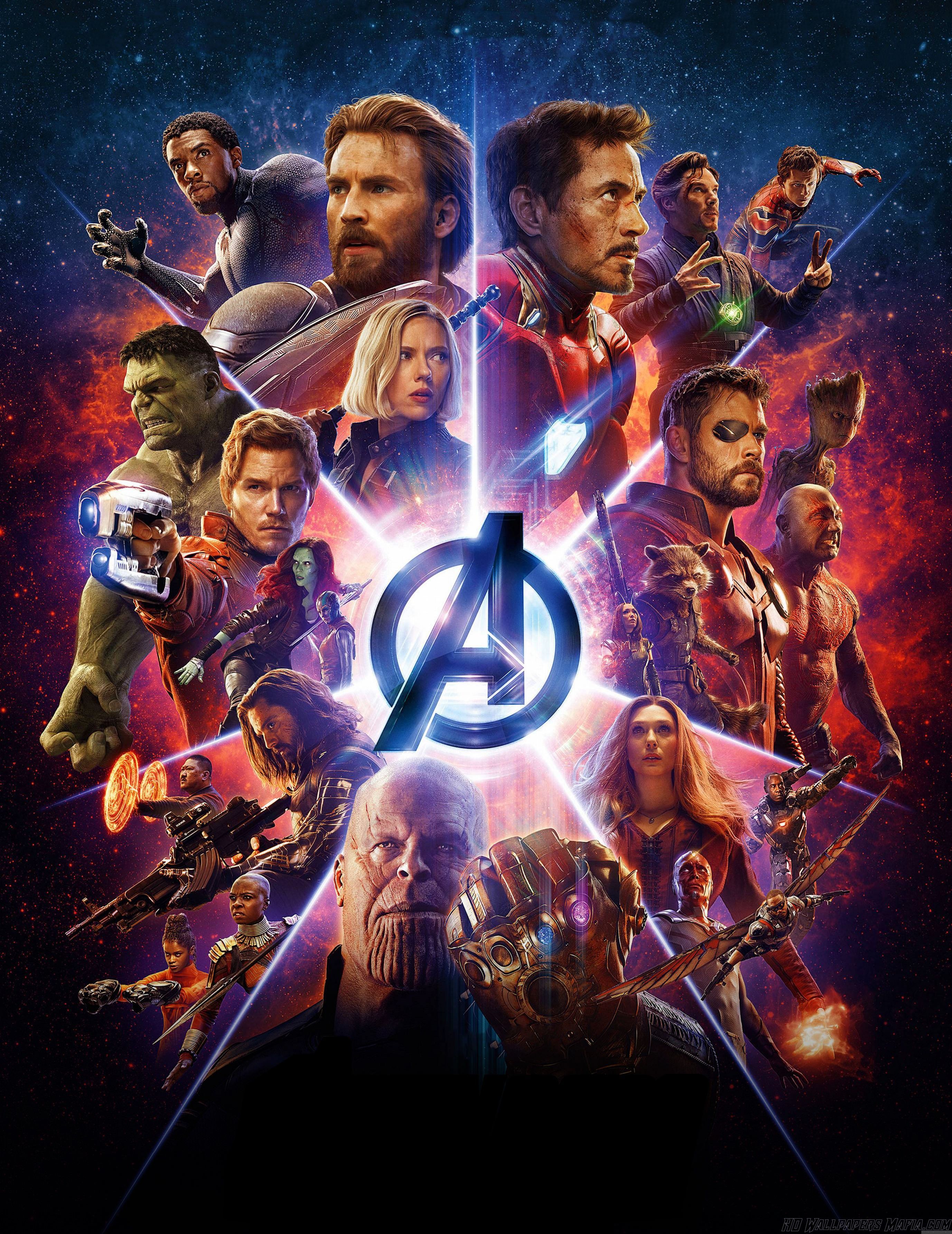 Avengers Infinity War Team Digital Art Wallpapers