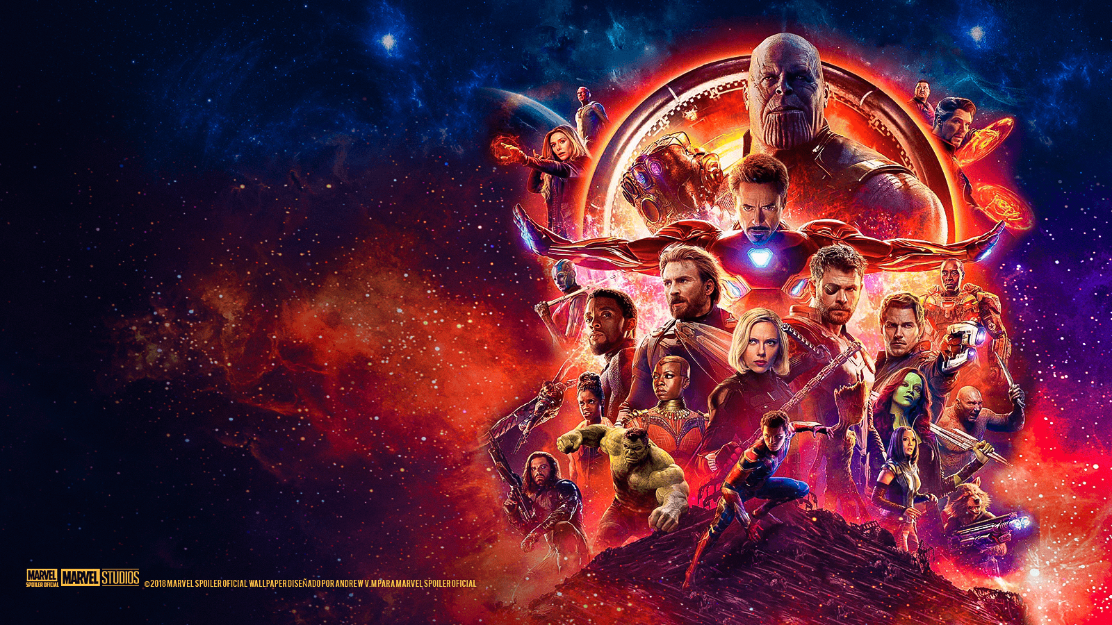 Avengers Infinty War 2018 Poster Wallpapers