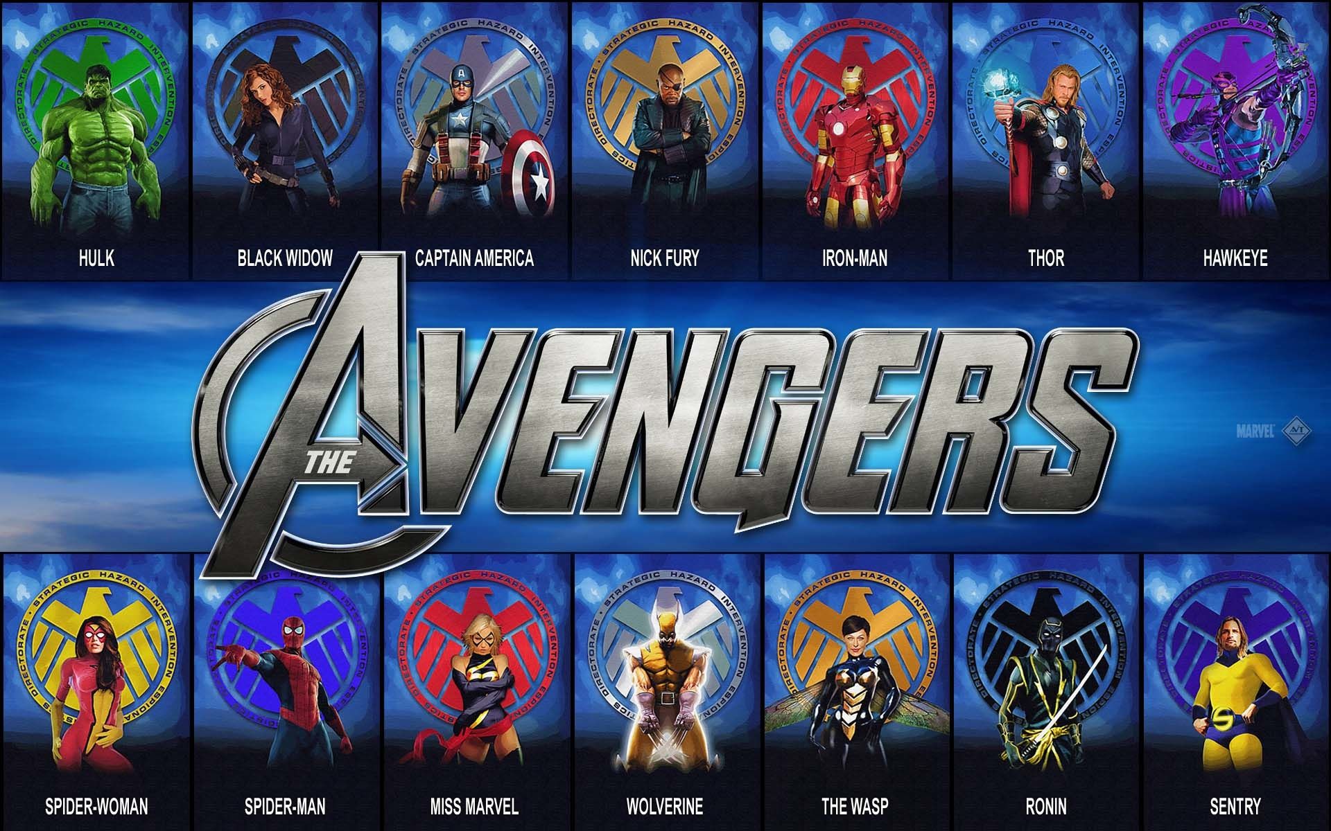 Avengers Infinty War Logo Wallpapers