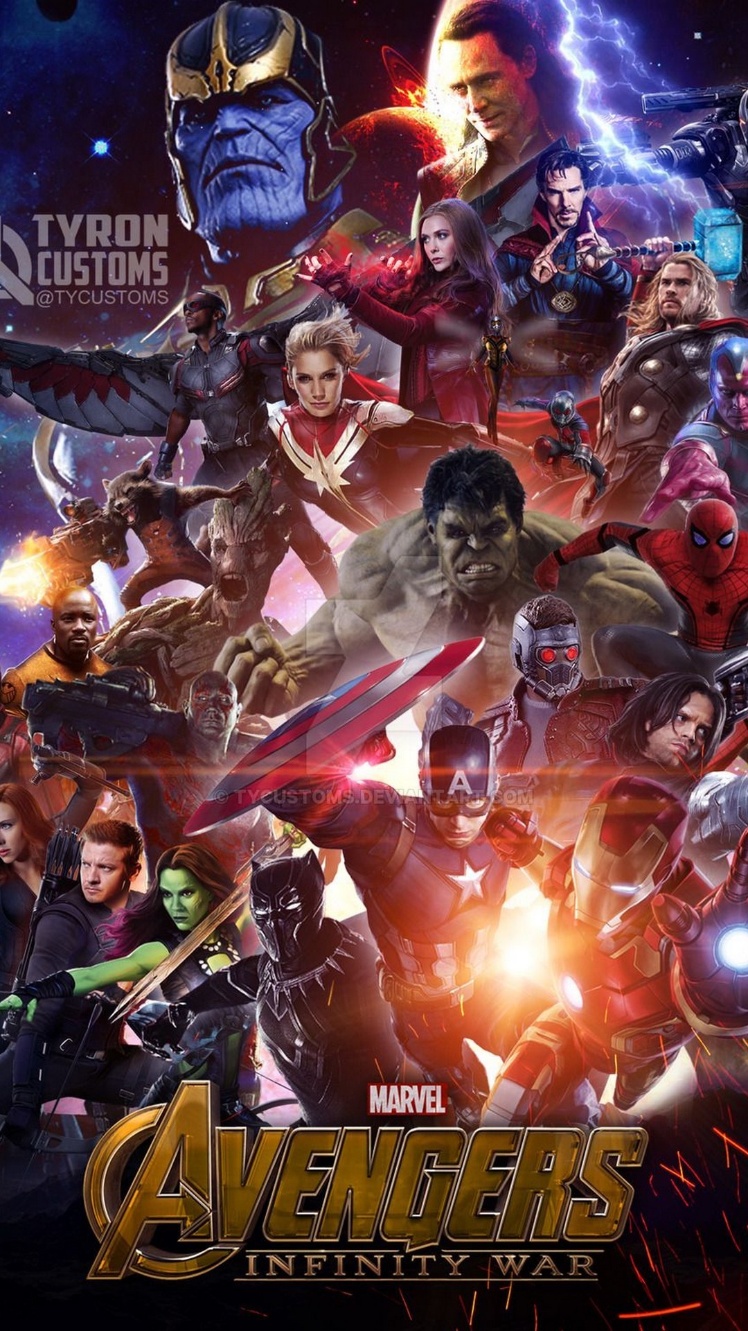 Avengers Infinty War Starcast Wallpapers