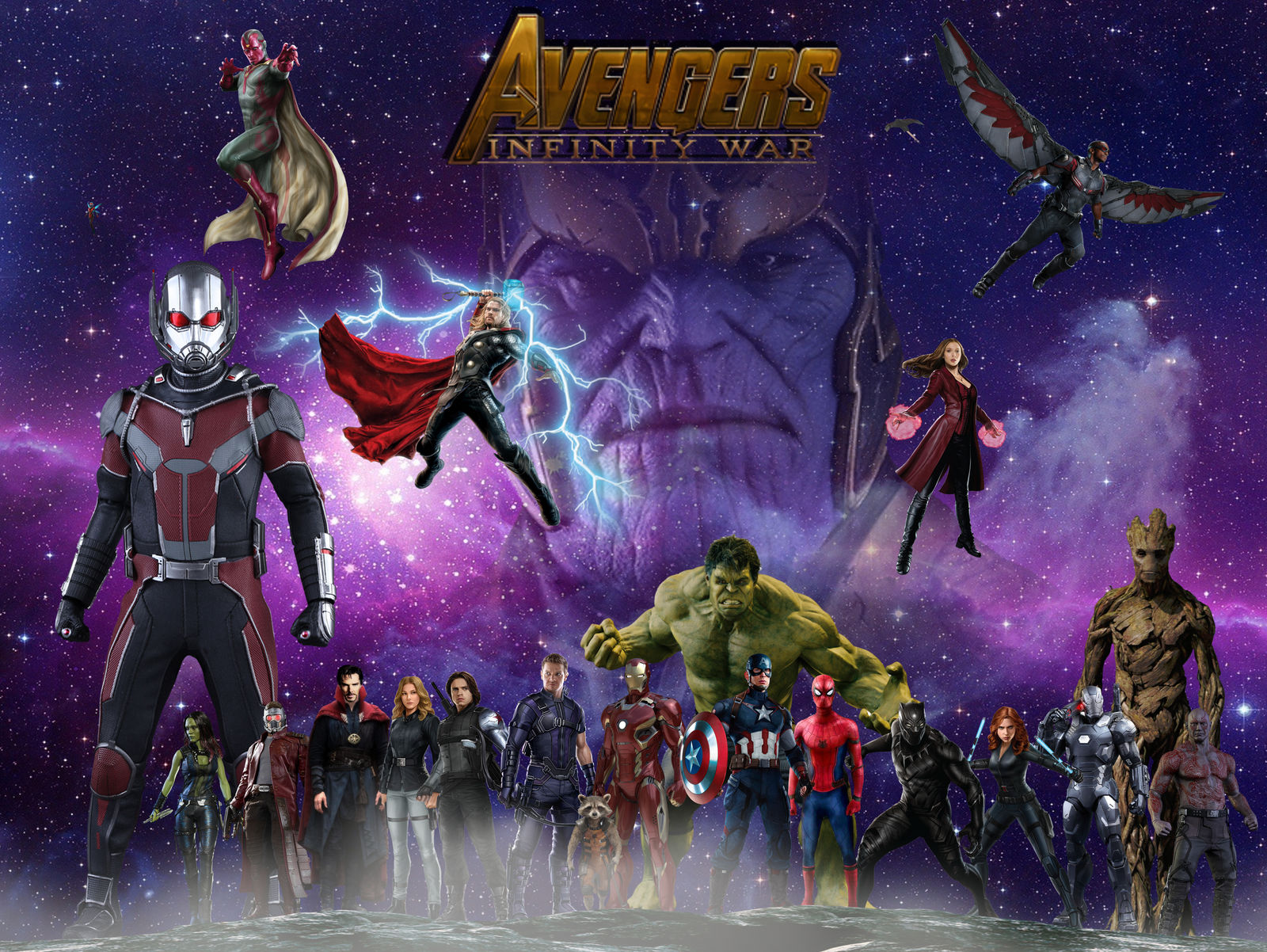 Avengers Infinty War Starcast Wallpapers