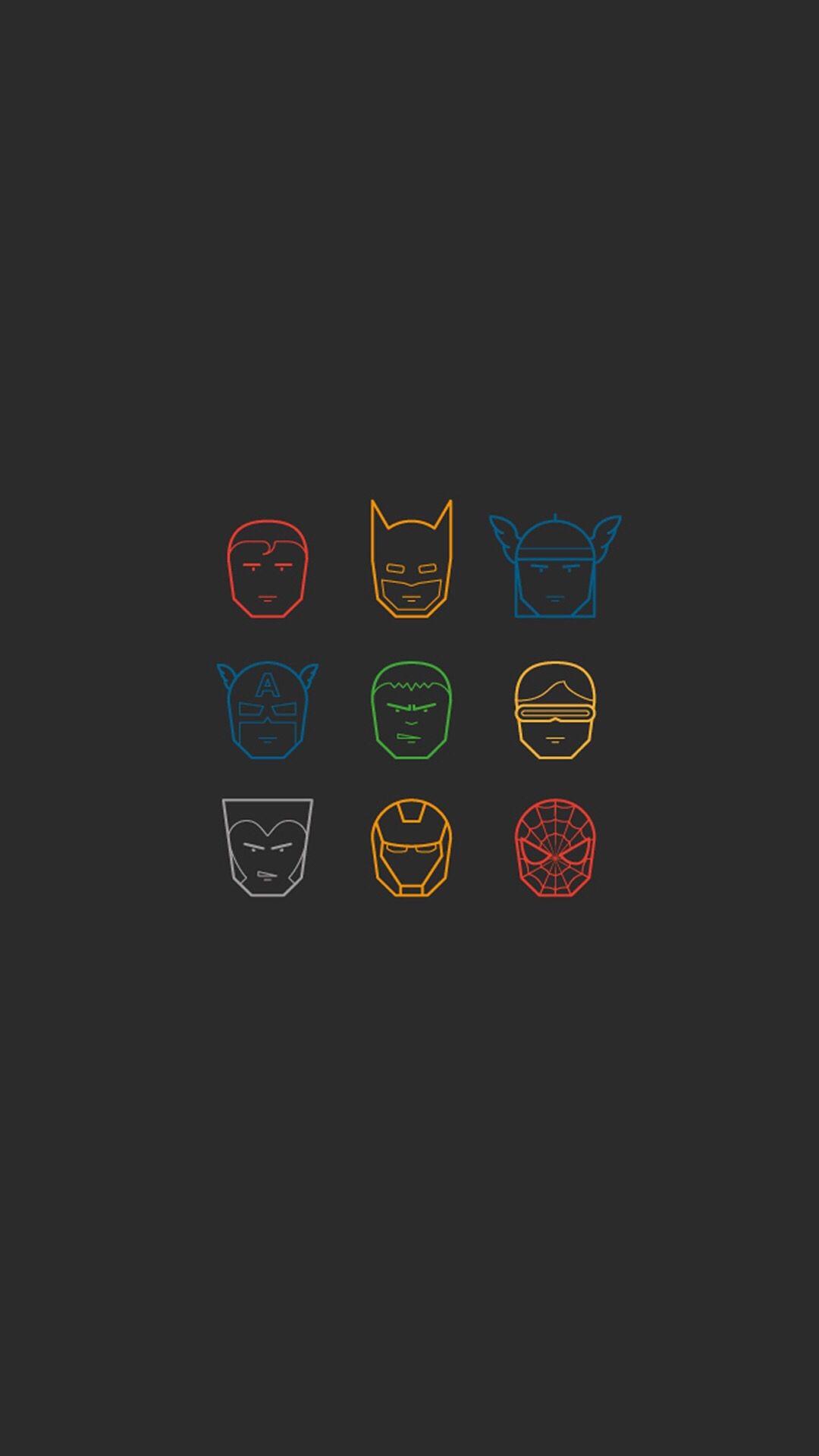 Avengers Logo Minimal Art Wallpapers