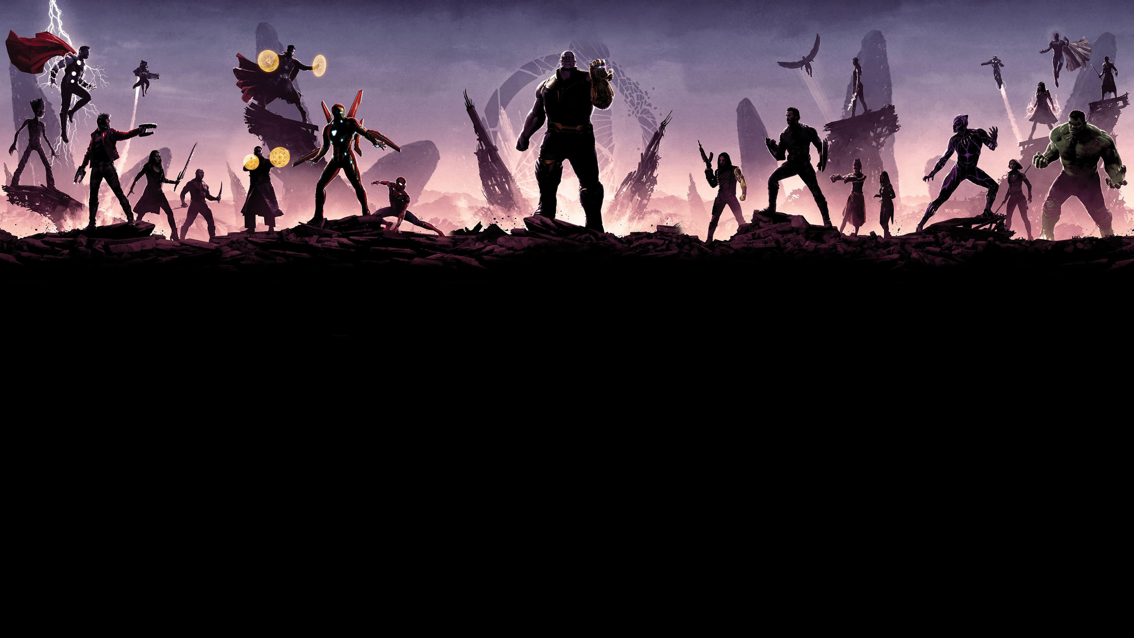 Avengers Silhouette Wallpapers