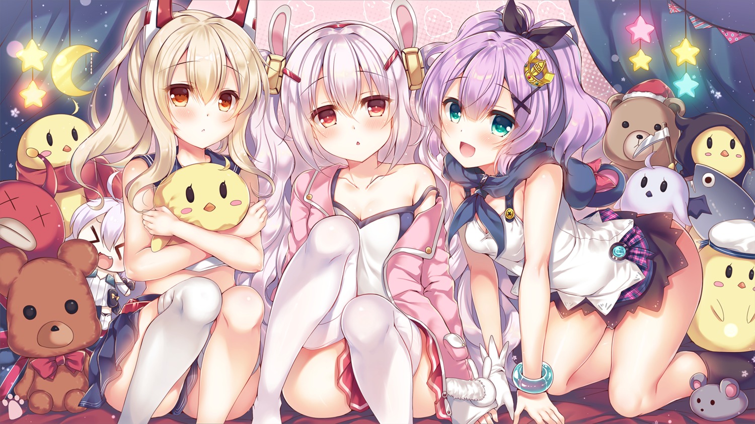 Ayanami, Javelin And Laffey Azur Lane Wallpapers