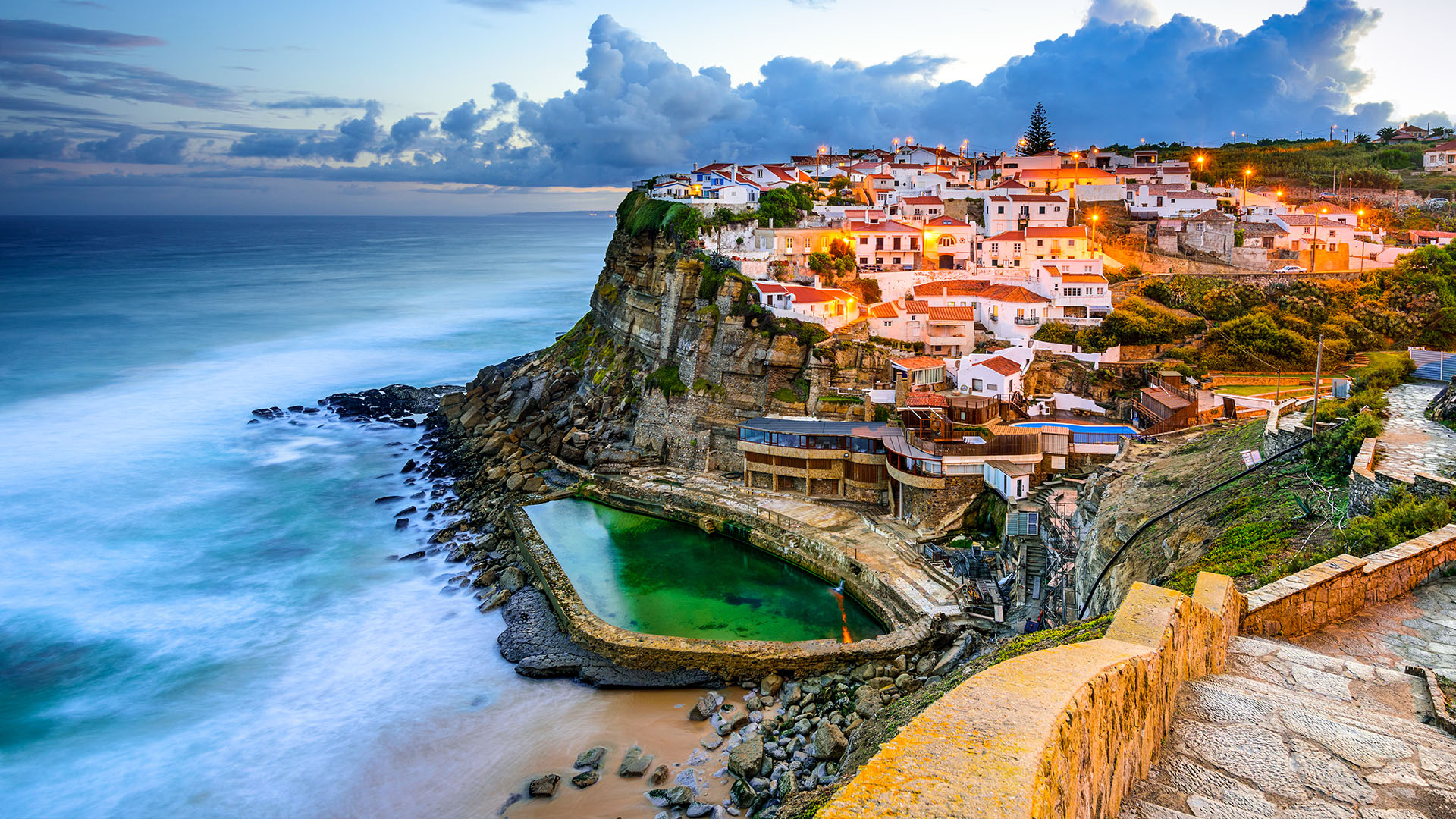 Azenhas Do Mar Landscape Wallpapers