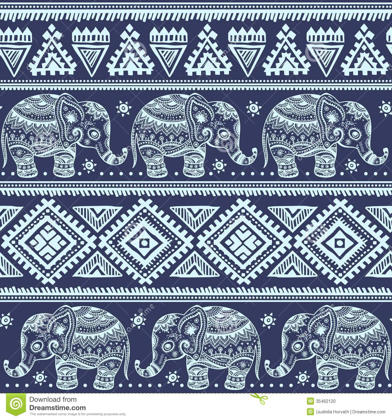 Aztec Elephant Wallpapers