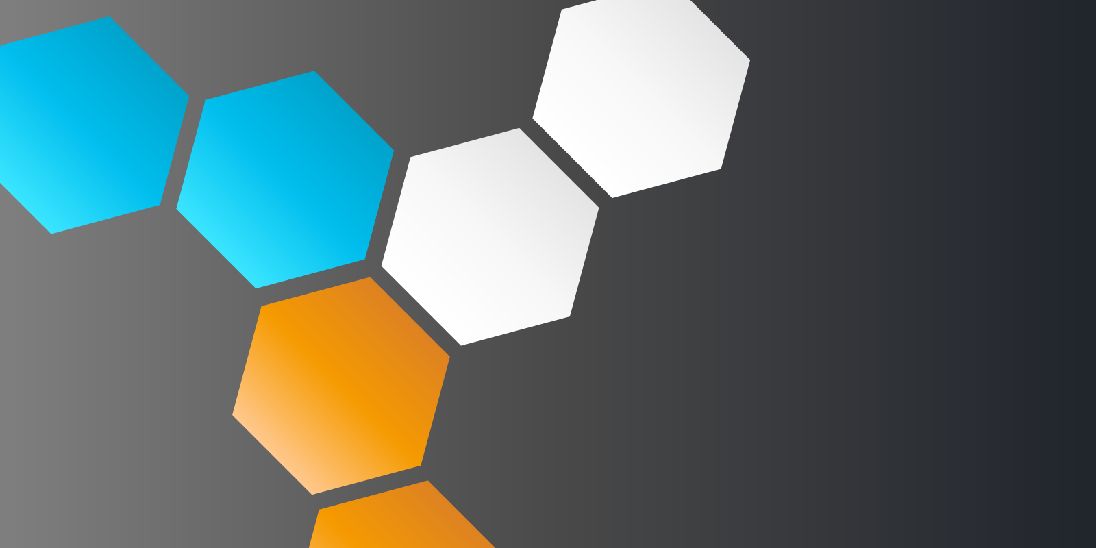 Azure Hexagon Wallpapers