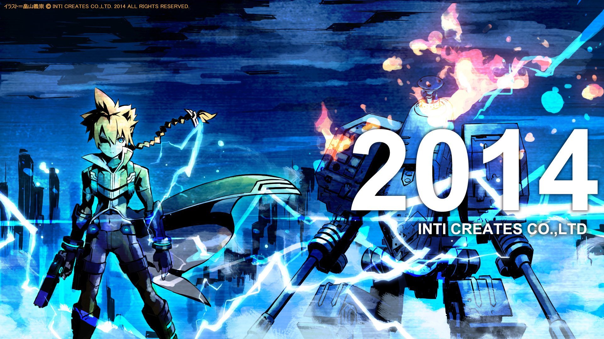 Azure Striker Gunvolt Wallpapers