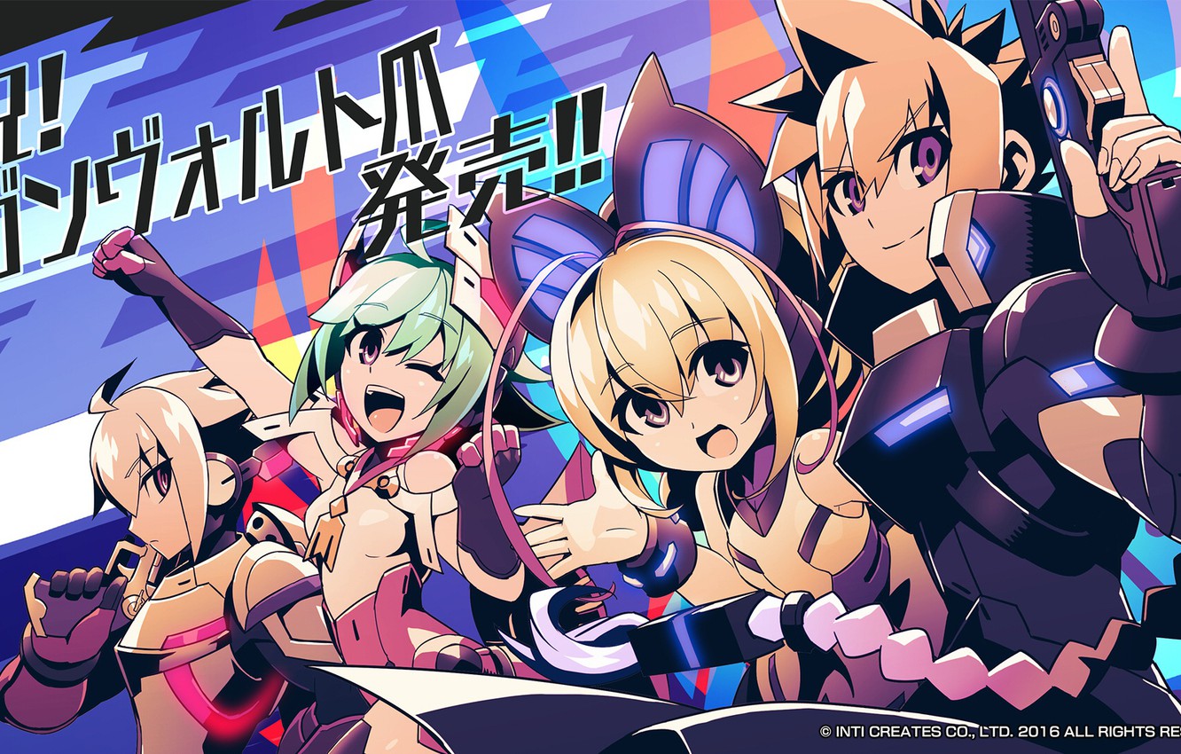 Azure Striker Gunvolt Wallpapers