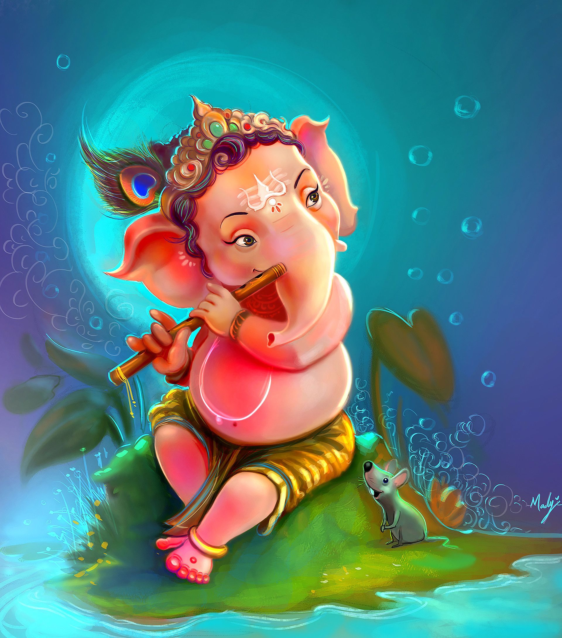 Baby Ganesha Wallpapers