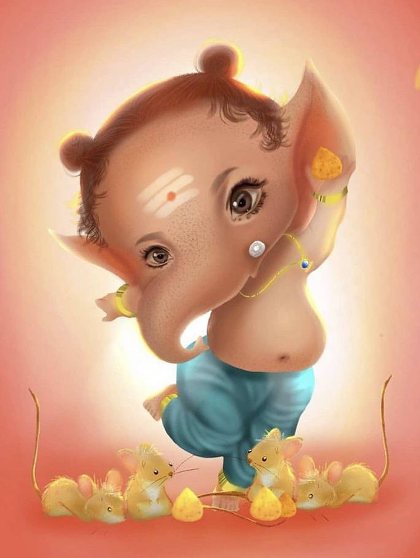 Baby Ganesha Wallpapers