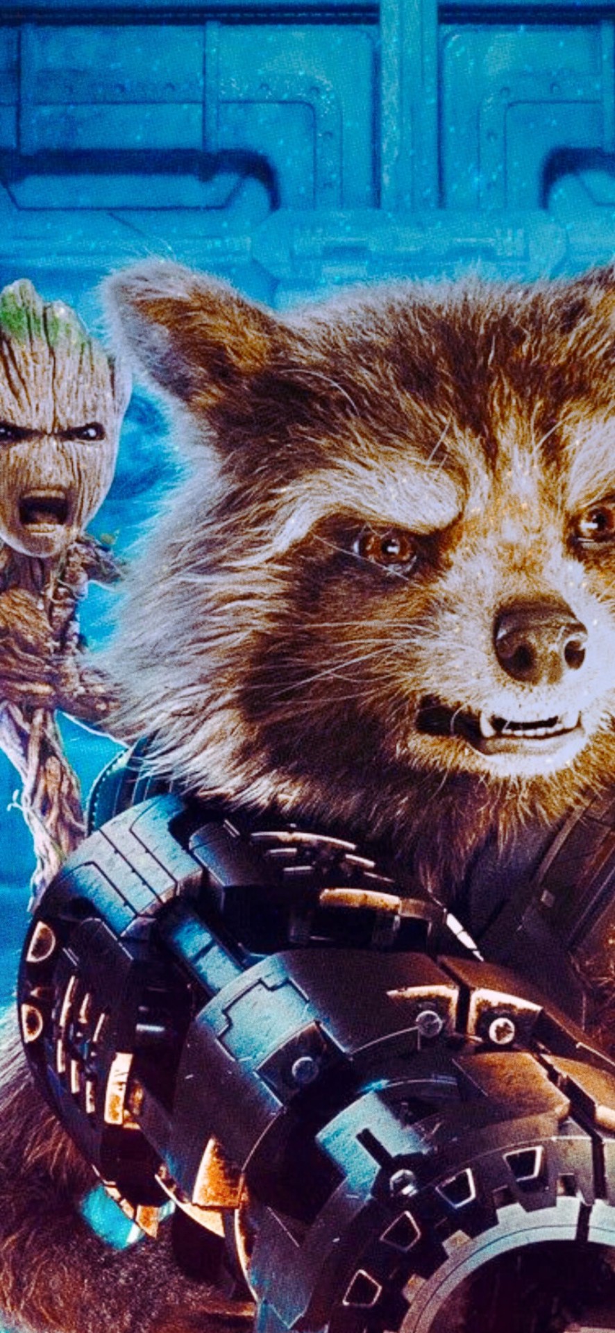 Baby Groot And Rocket Raccoon Guardians Of The Galaxy Vol 2 Wallpapers