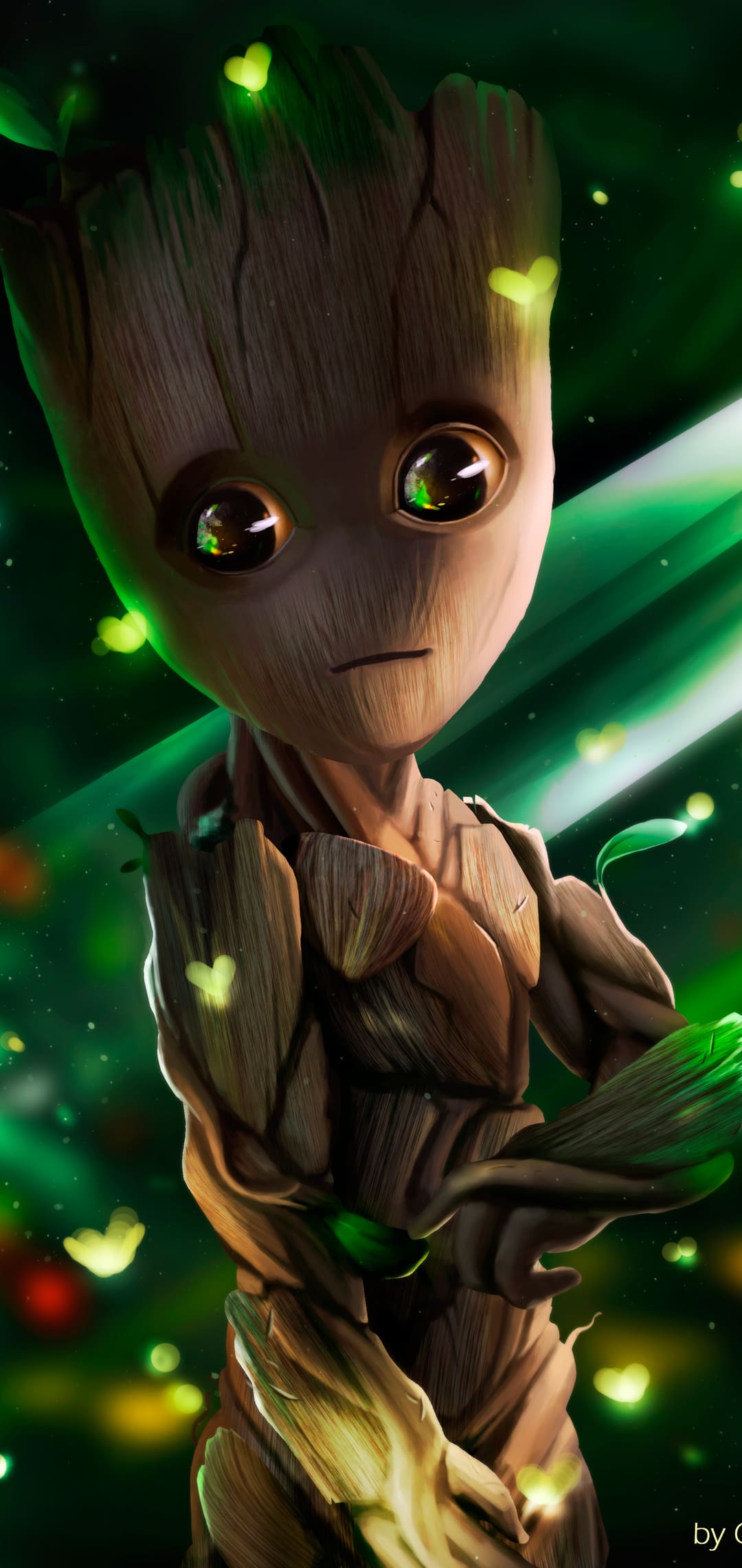 Baby Groot Desktop Background