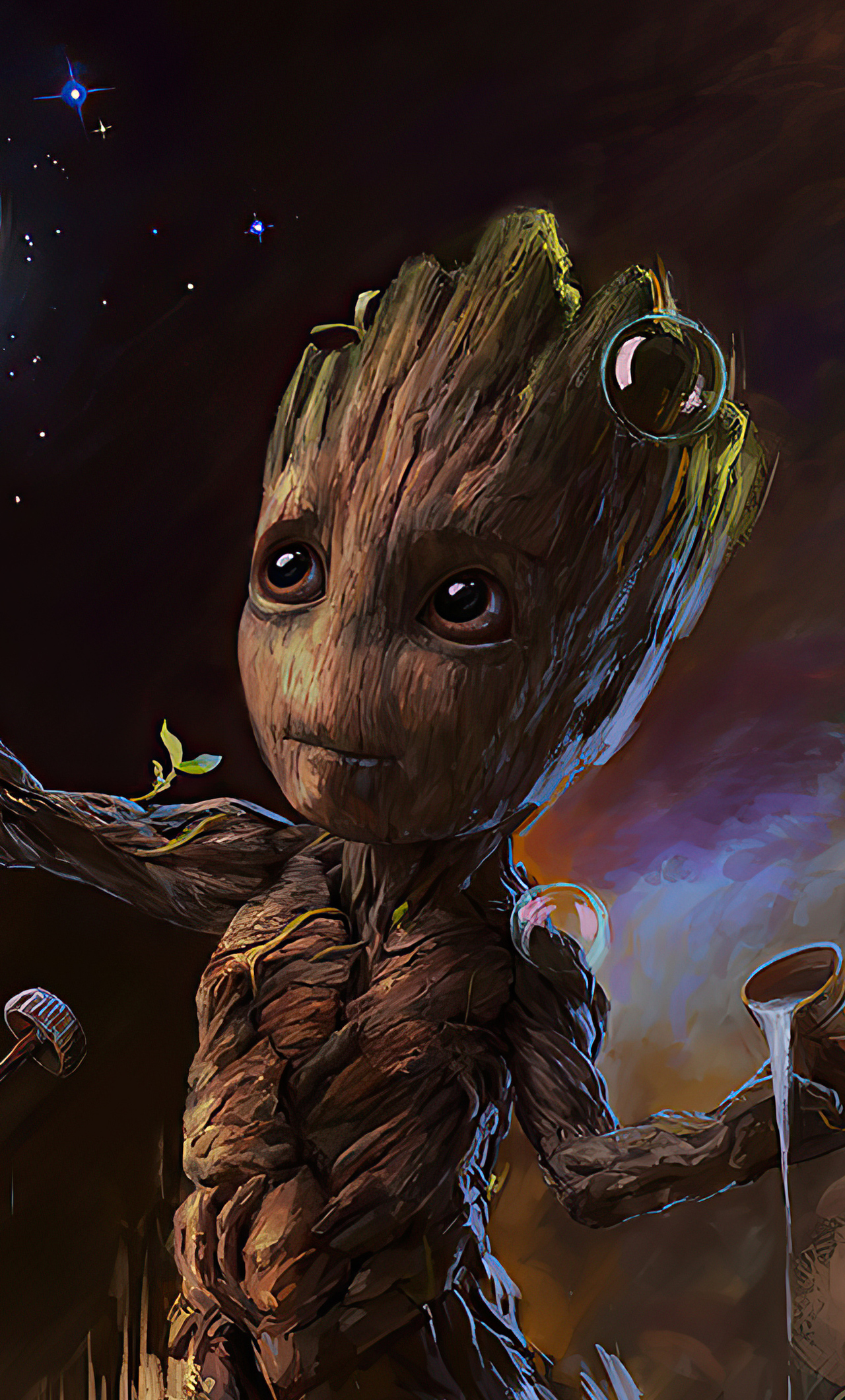 Baby Groot Empire Magazine Cover Wallpapers