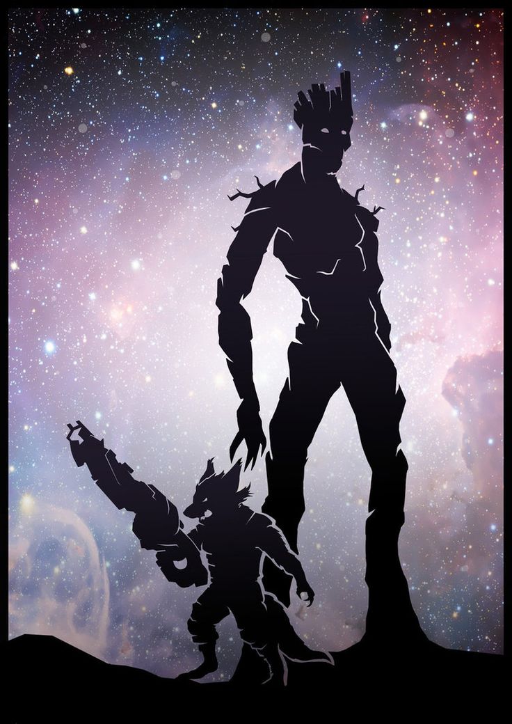 Baby Groot Minimalist Wallpapers