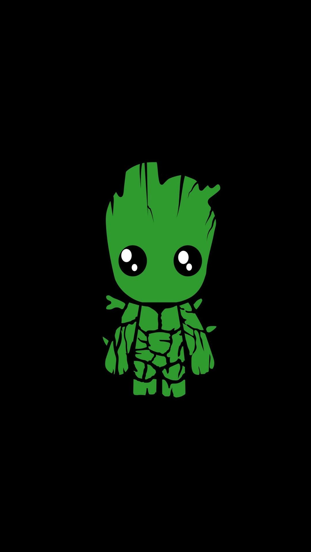 Baby Groot Minimalist Wallpapers