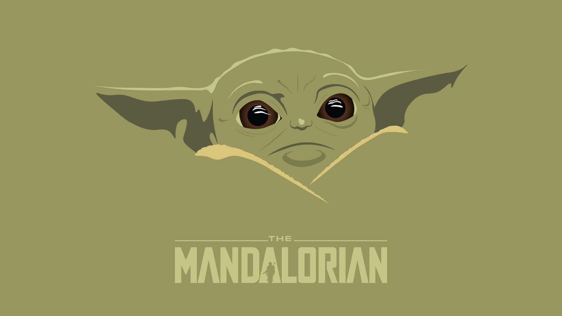 Baby Yoda And Mandalorian Fanart Wallpapers