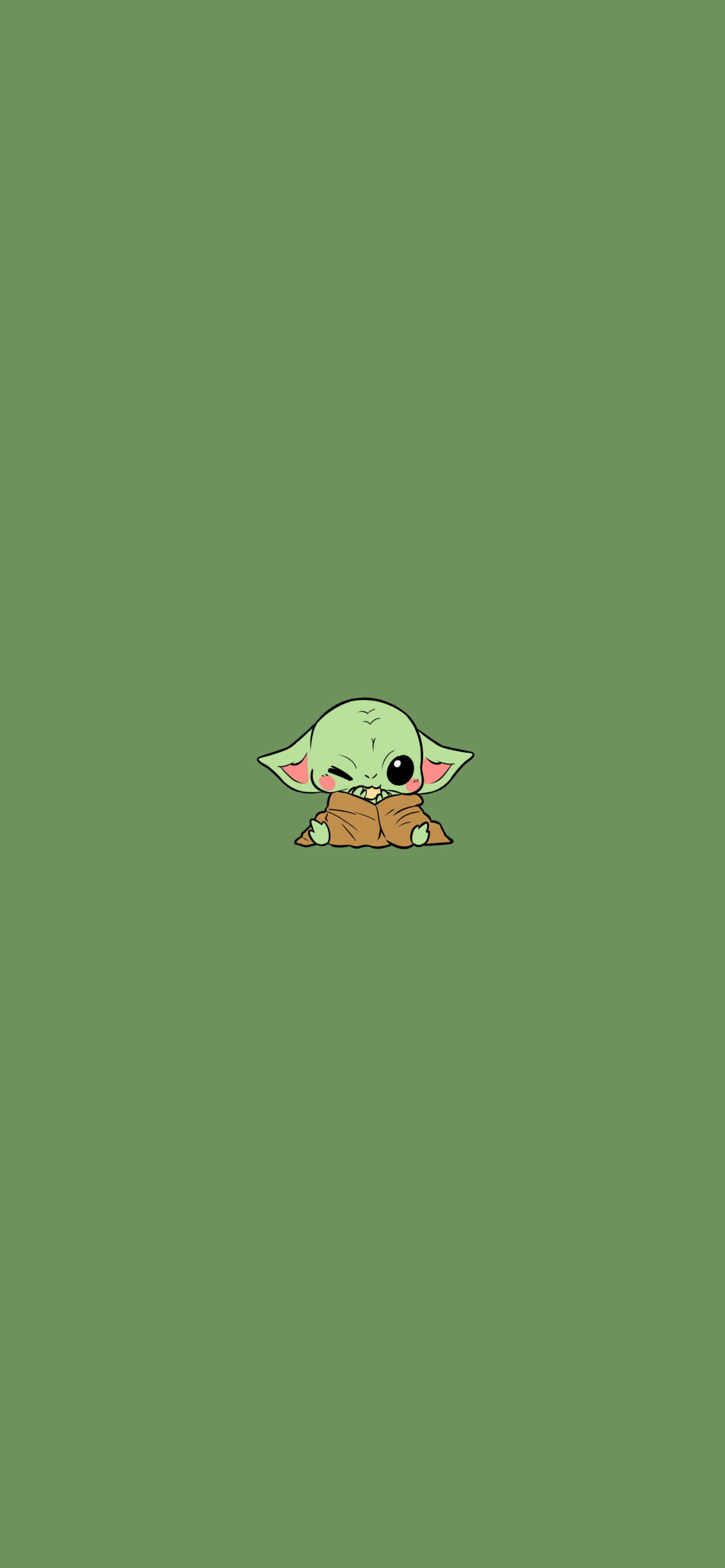 Baby Yoda Cartoon Cute Wallpapers