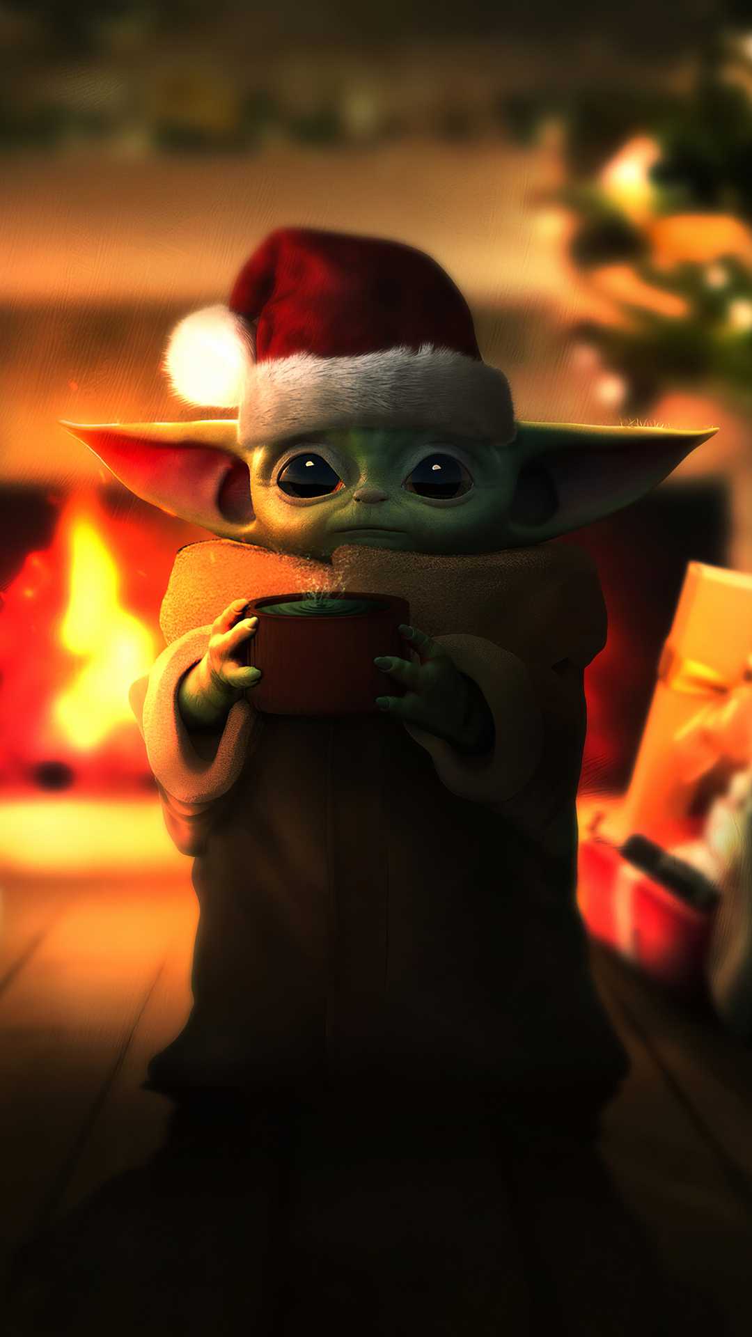 Baby Yoda Christmas Wallpapers