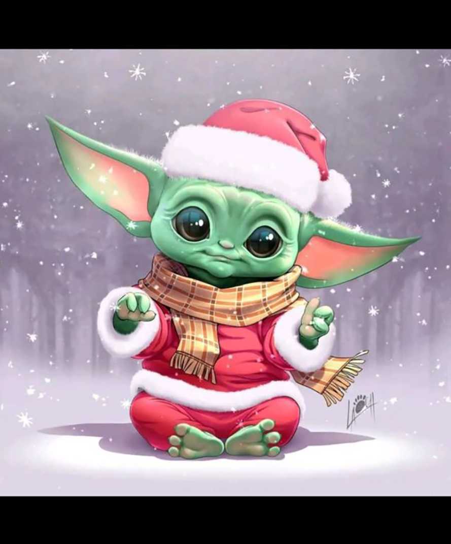 Baby Yoda Christmas Wallpapers