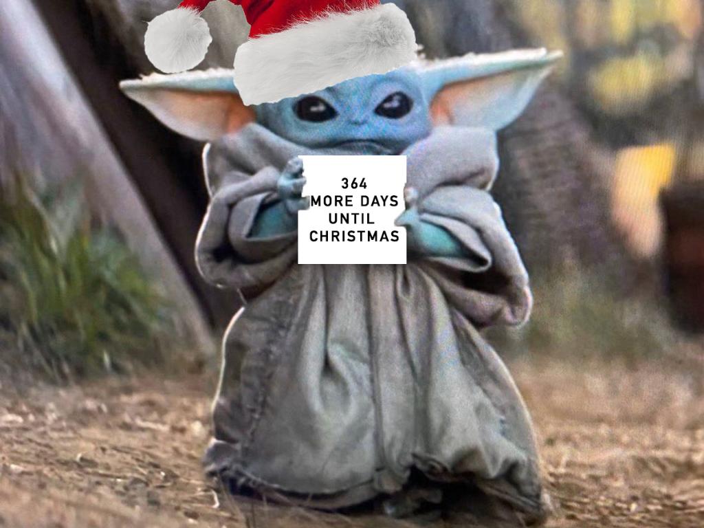 Baby Yoda Christmas Wallpapers