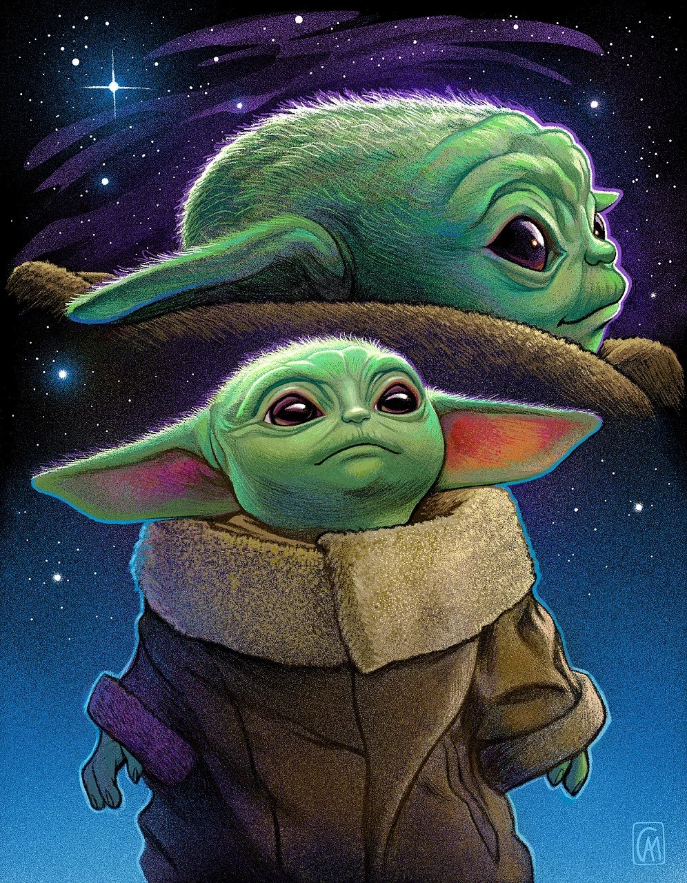 Baby Yoda Fanart 2019 Wallpapers