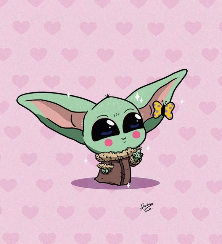 Baby Yoda Fanart 2019 Wallpapers