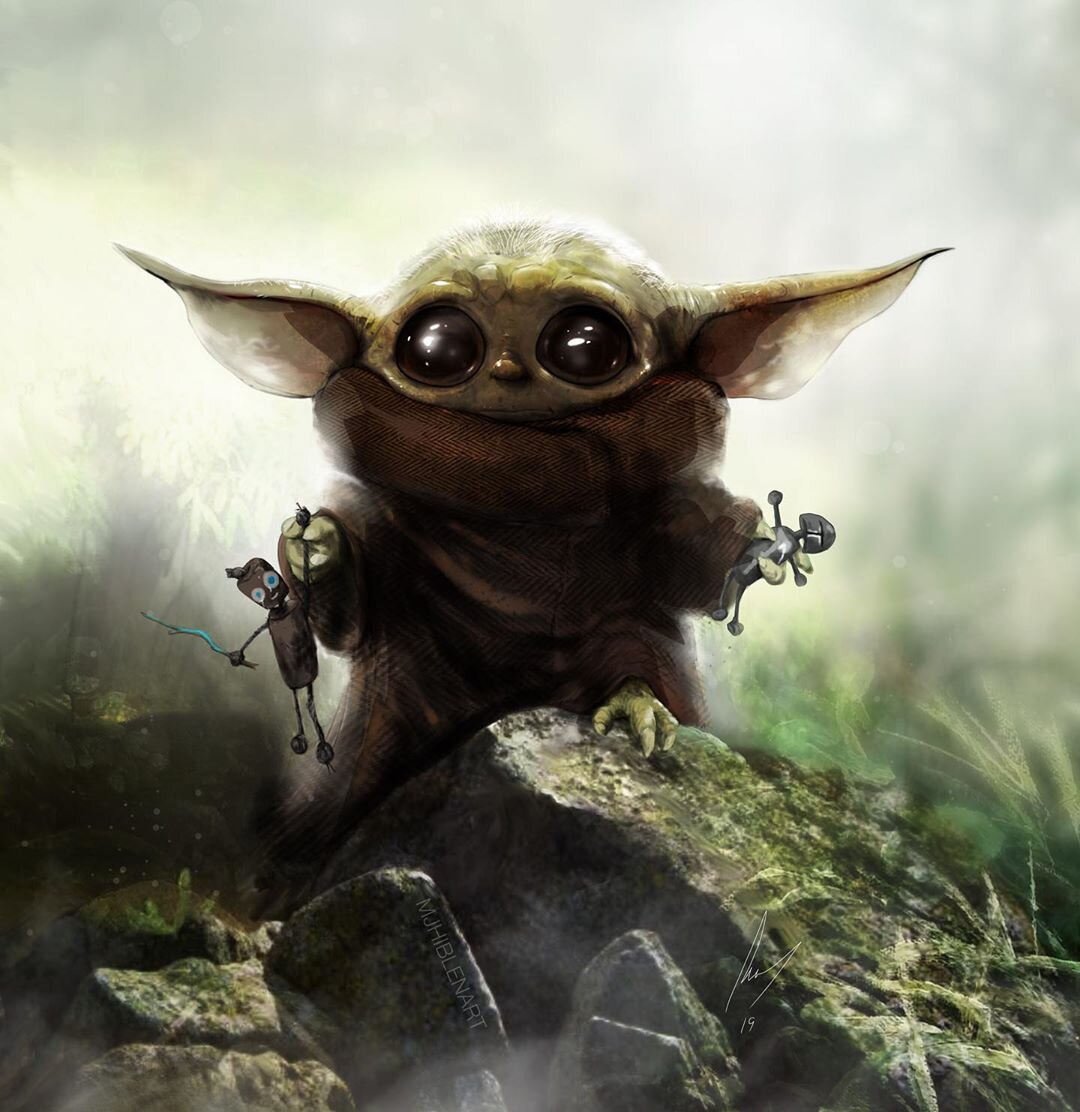 Baby Yoda Fanart 2019 Wallpapers