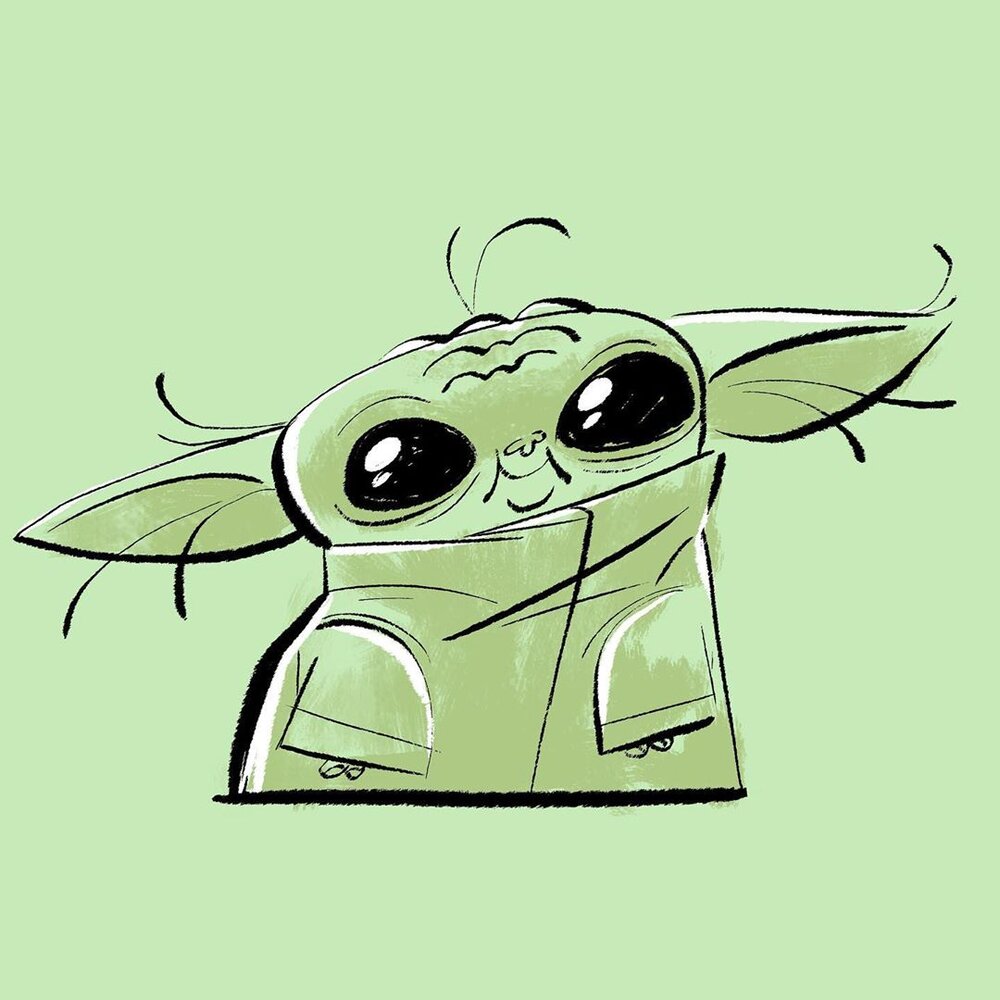 Baby Yoda Fanart 2019 Wallpapers