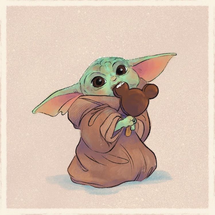 Baby Yoda Fanart 2019 Wallpapers