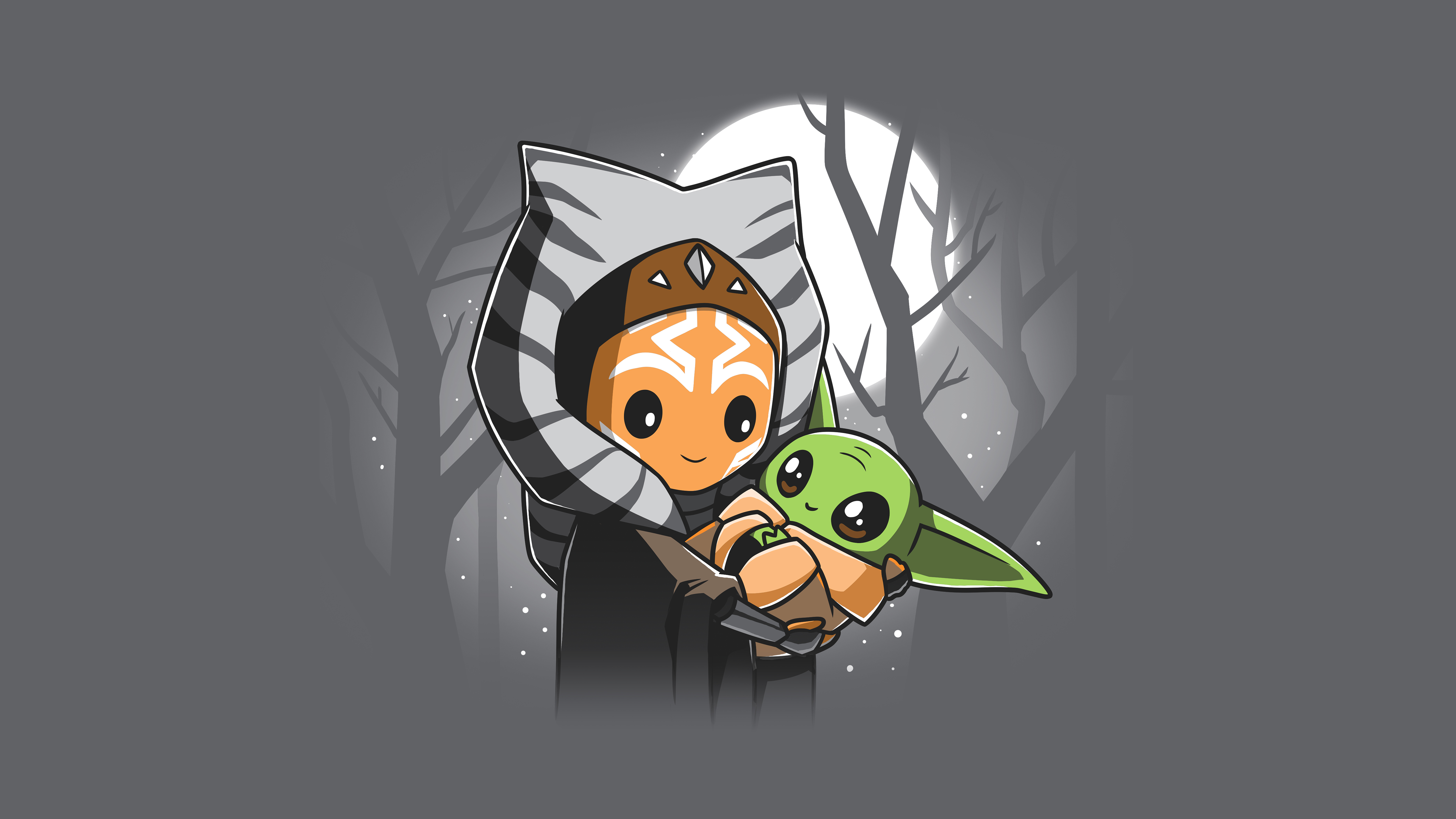 Baby Yoda Grogu Star Wars Art Wallpapers