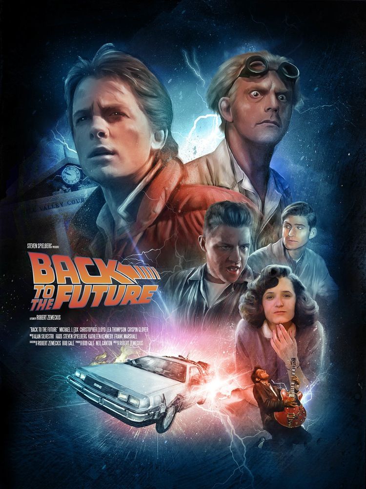 Back To The Future Movie Artwork Wallpapers