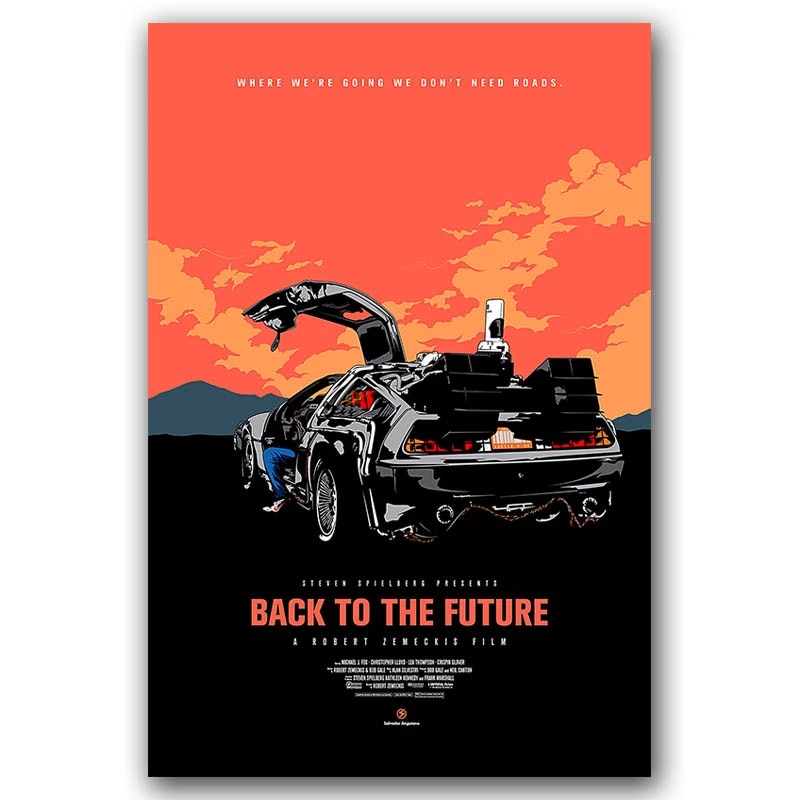 Back To The Future Movie Artwork Wallpapers